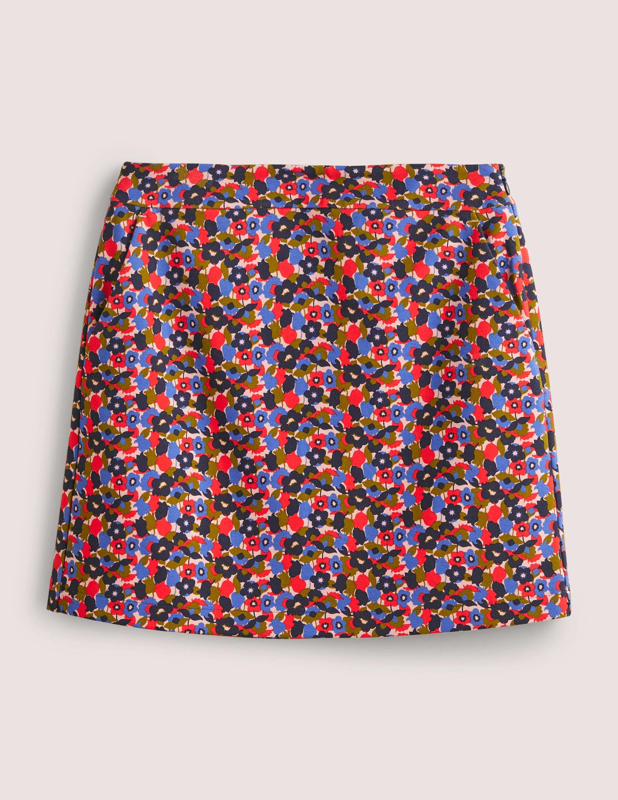 Ponte-Minirock in A-Linie-Bunt, Tulpen - Image 7