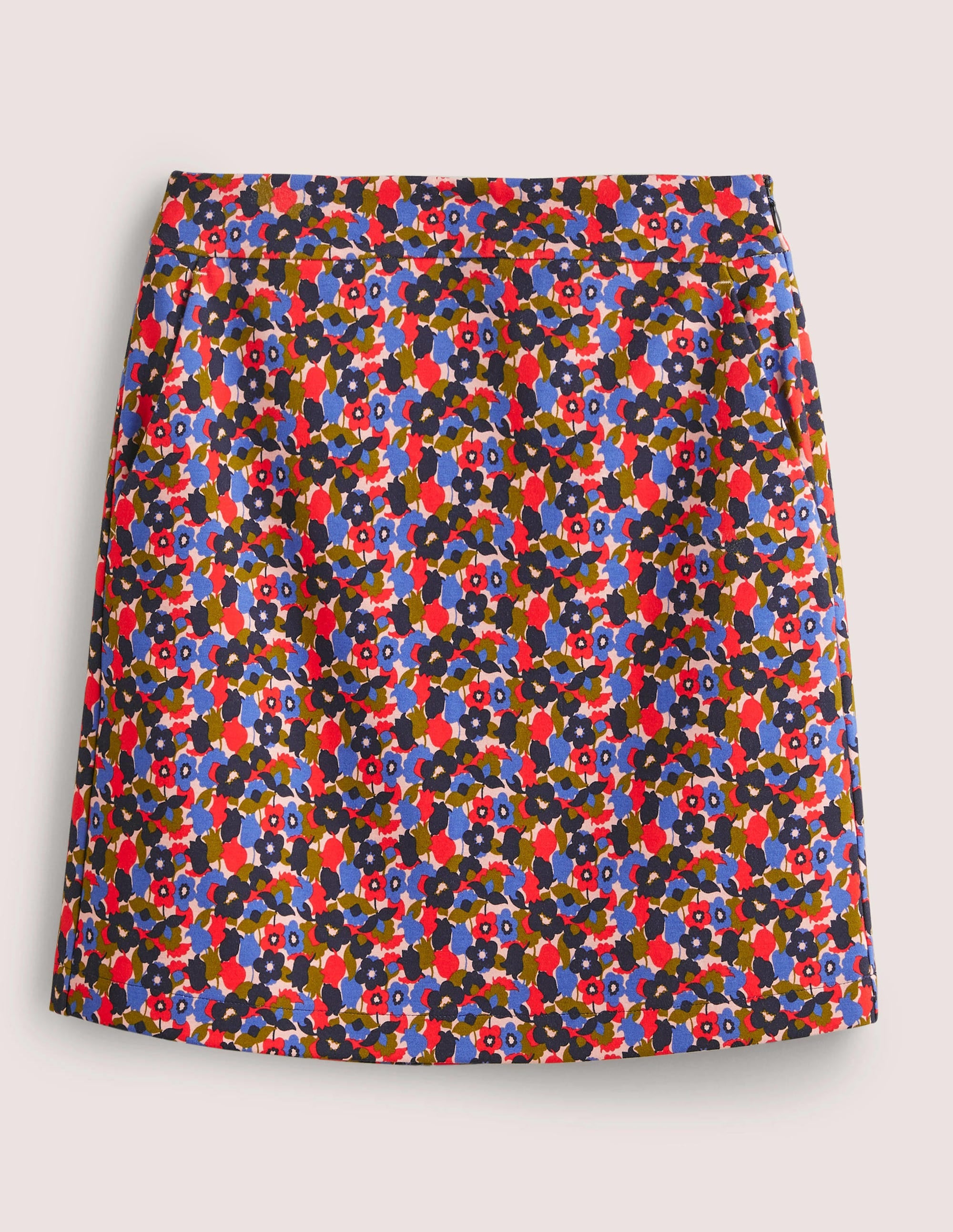 Ponte-Minirock in A-Linie-Bunt, Tulpen - Image 6
