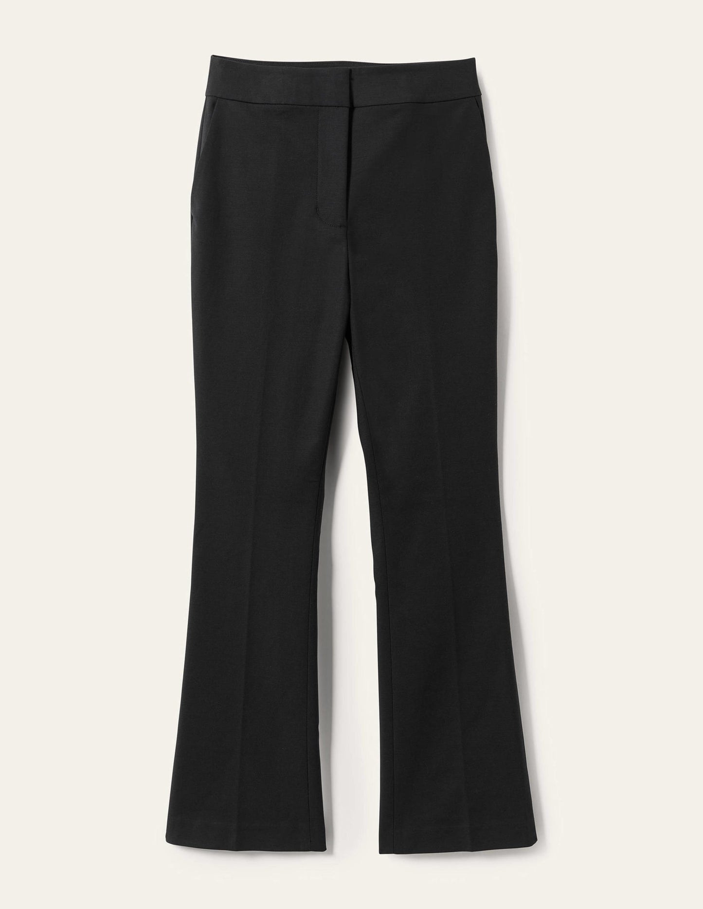 Ausgestellte 7/8-Hose-Schwarz