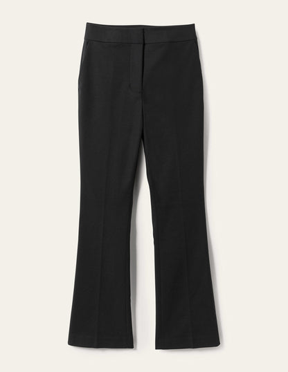 Ausgestellte 7/8-Hose-Schwarz-11