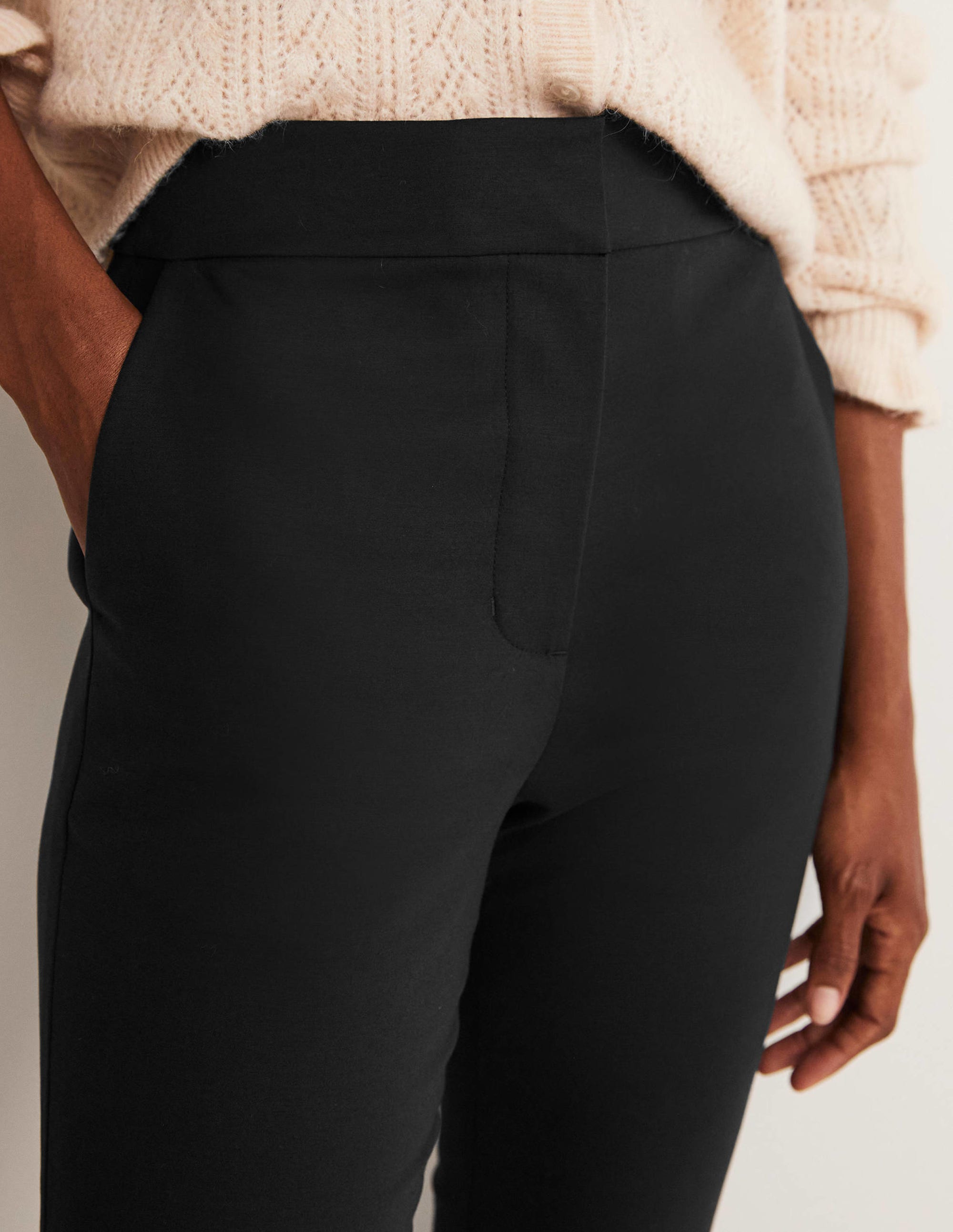 Pantalon court évasé-Noir - Image 2