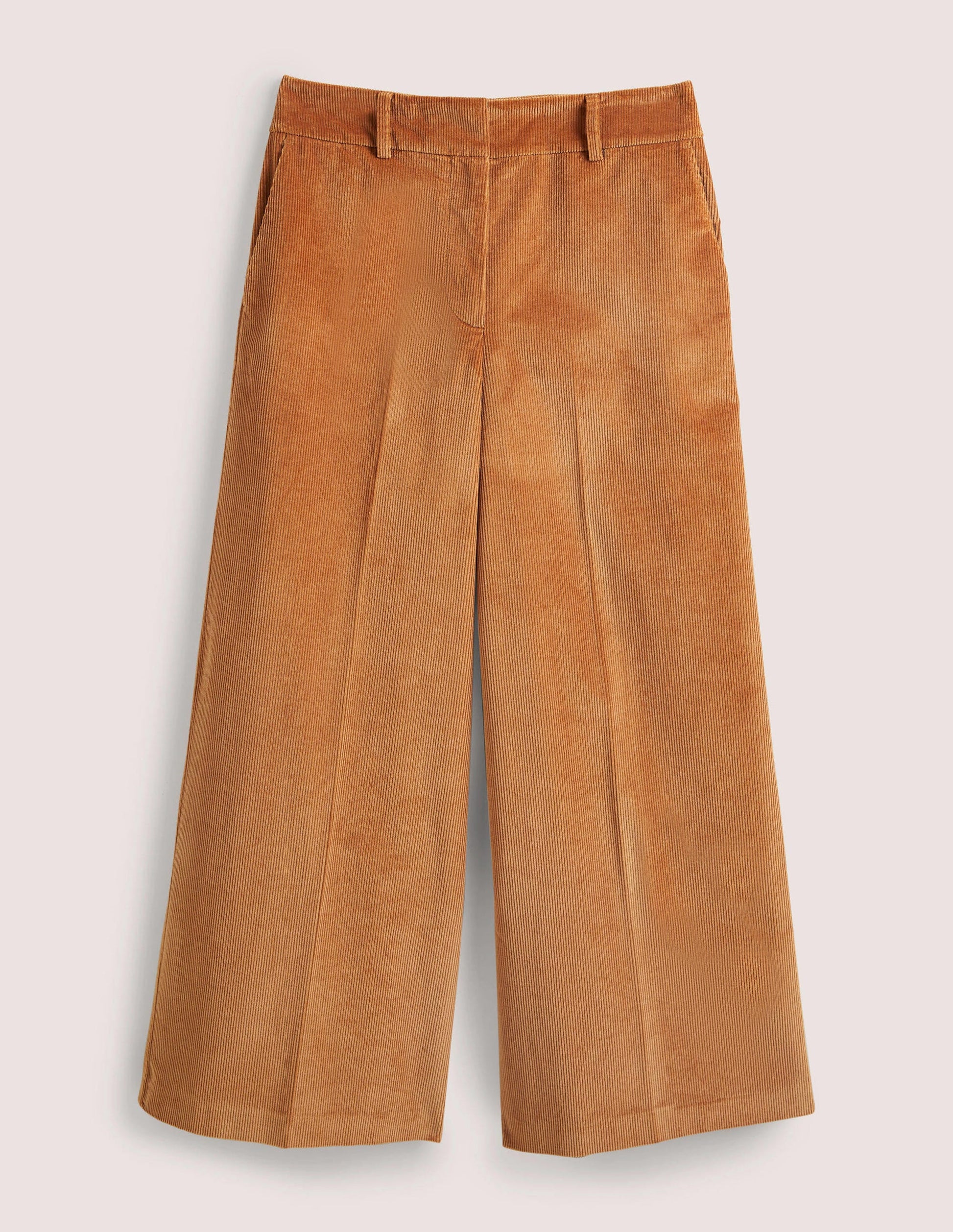 Jupe-culotte large-Marron caramel-5