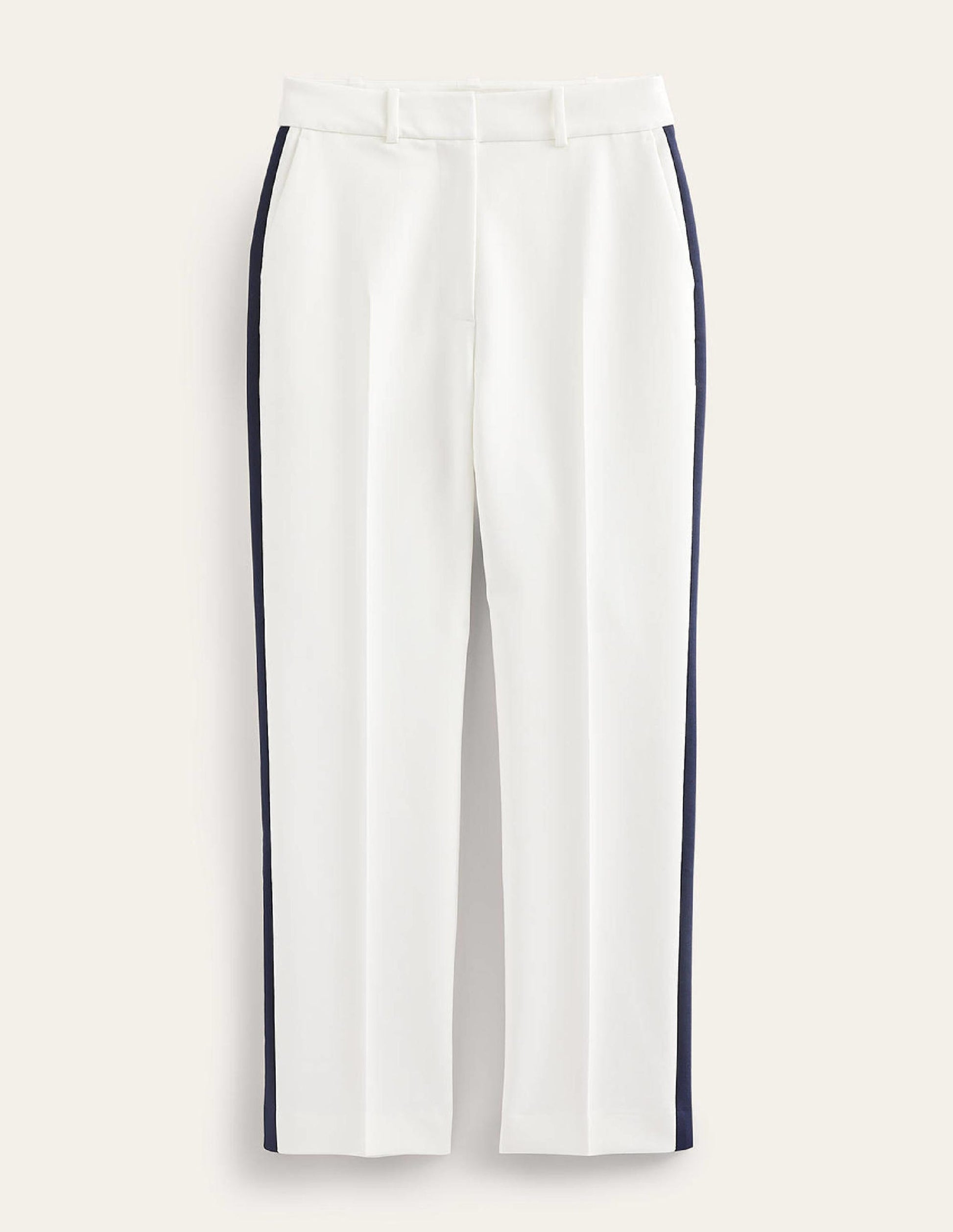 Pantalon Kew rayé sur les côtés-Ivoire à rayures latérales-6
