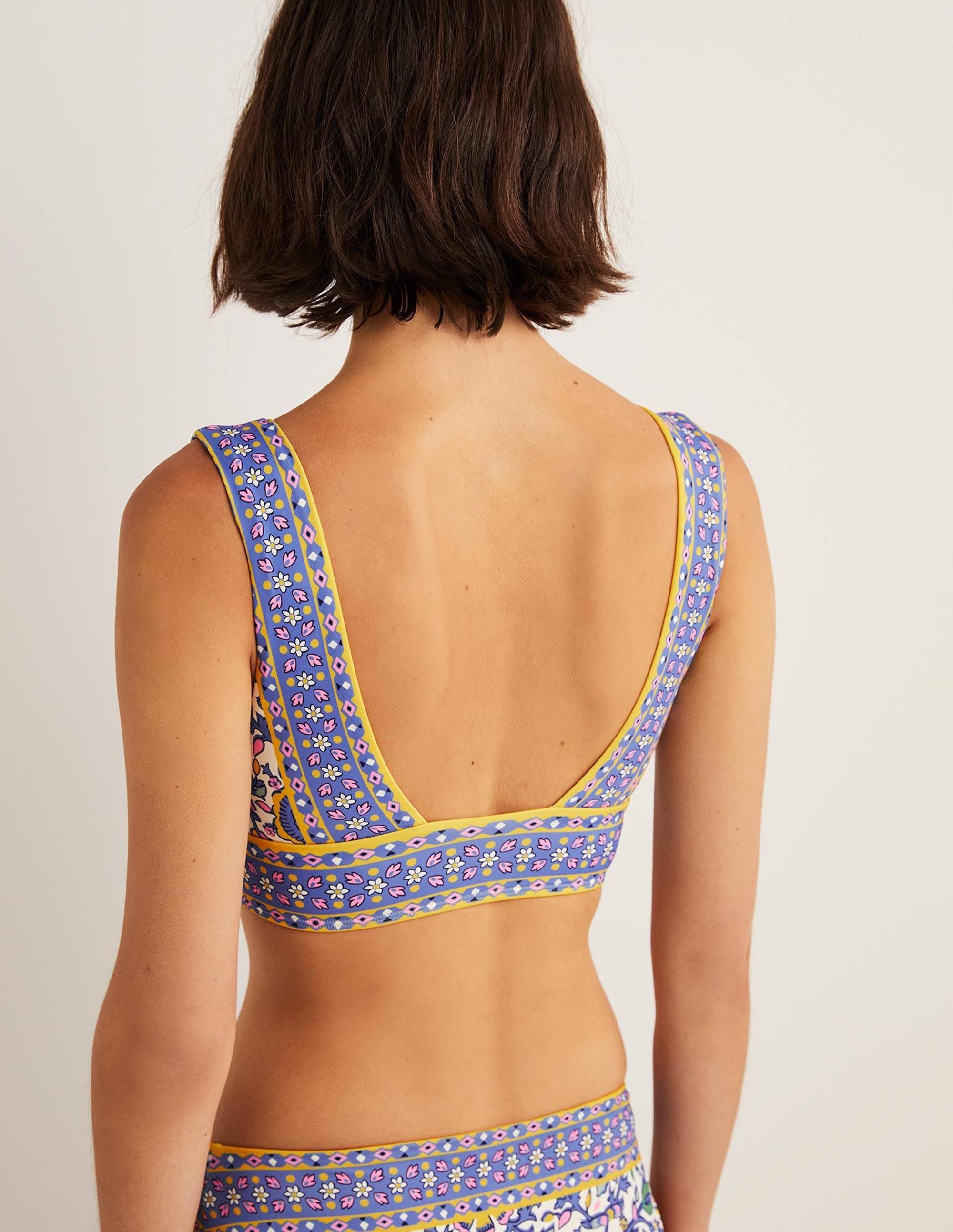 Haut de bikini col V Porto-Ivoire, motif Enchanting Twig - Image 3