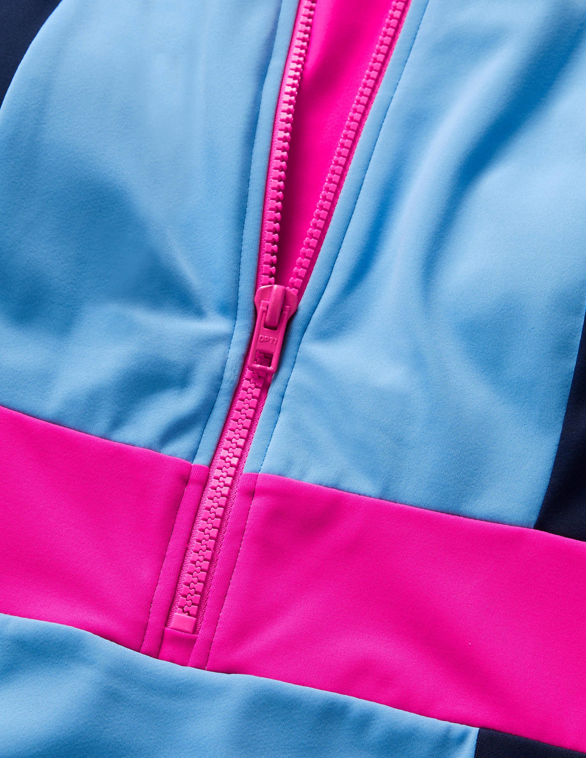 Capri Zip Long Sleeve Swimsuit-Horizon Colourblock - Image 6