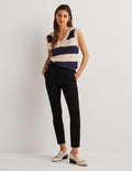 Hampshire 7/8 Ponte Trousers-BLACK