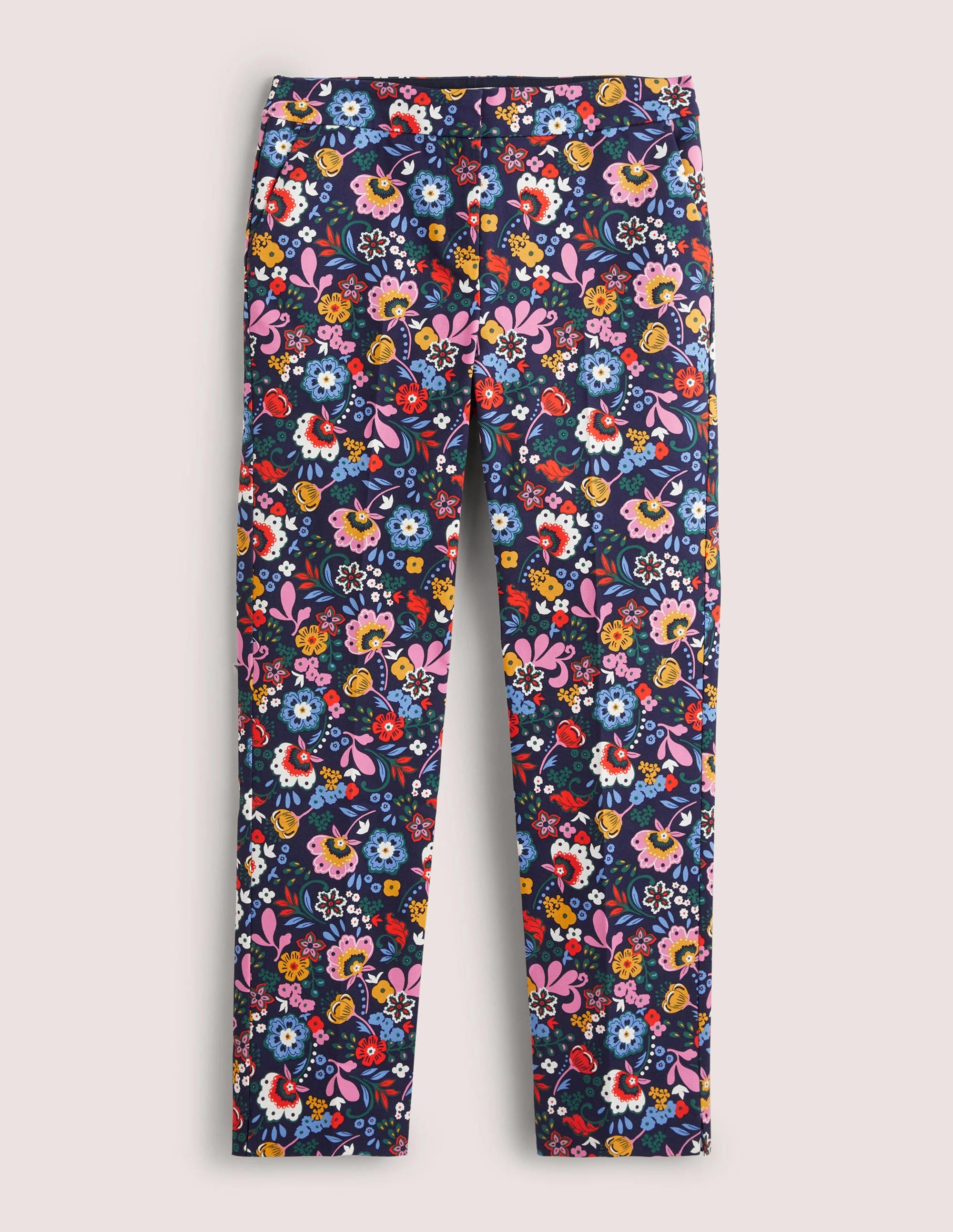 Pantalon 7/8 Richmond-Bleu marine, motif Pretty Paradise - Image 6