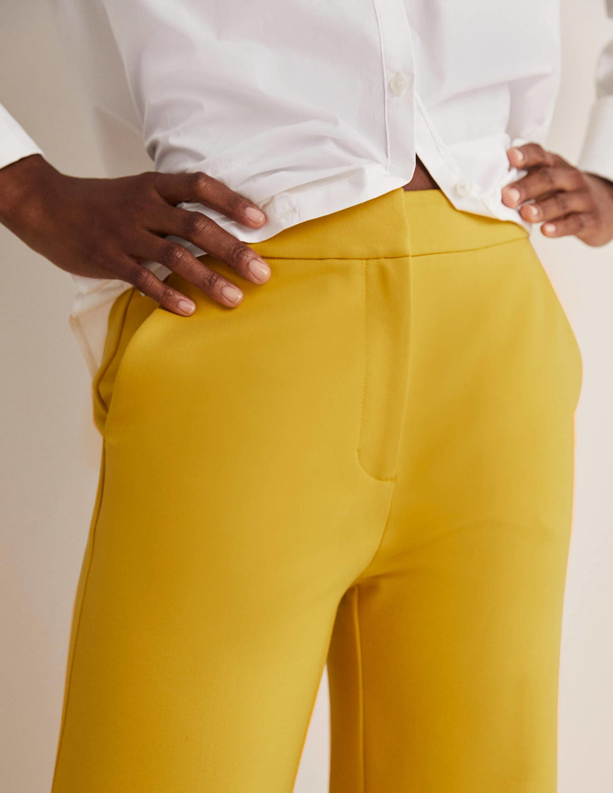 Westbourne Ponté-Hose-Honiggelb-7
