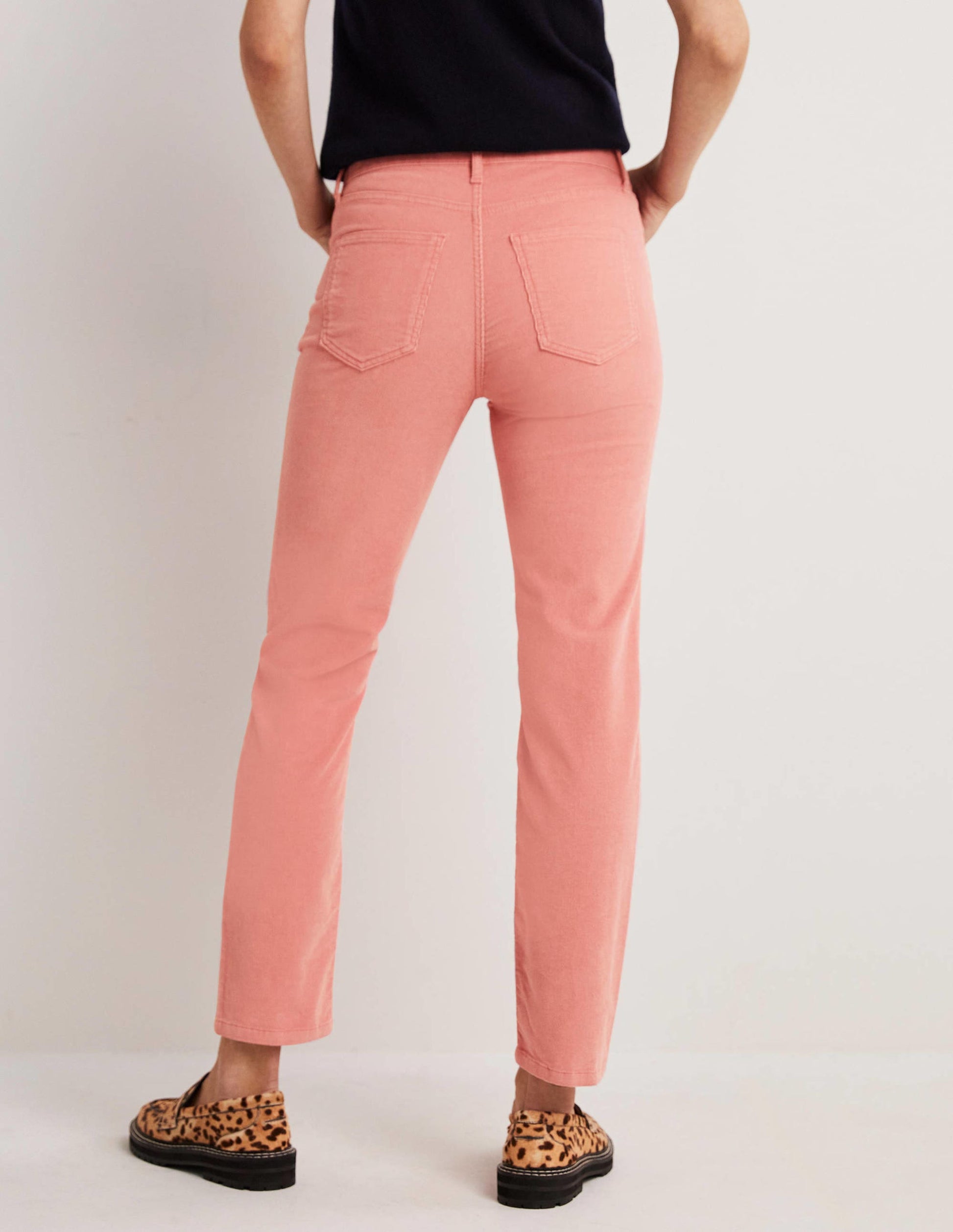Schmale Cord-Jeans mit geradem Bein-Mandelblütenrosa-3