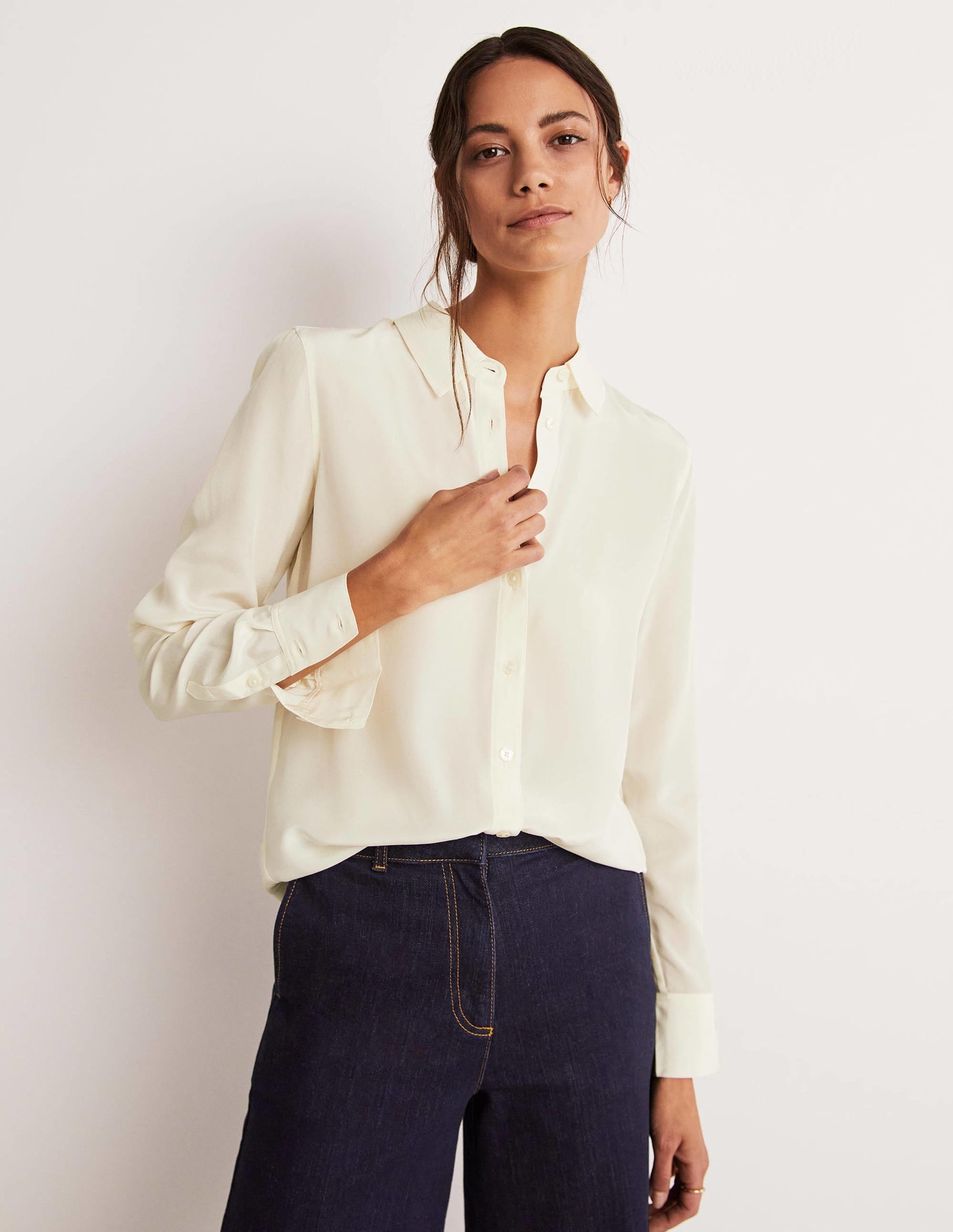 Chemise en soie-Ivoire - Image 5