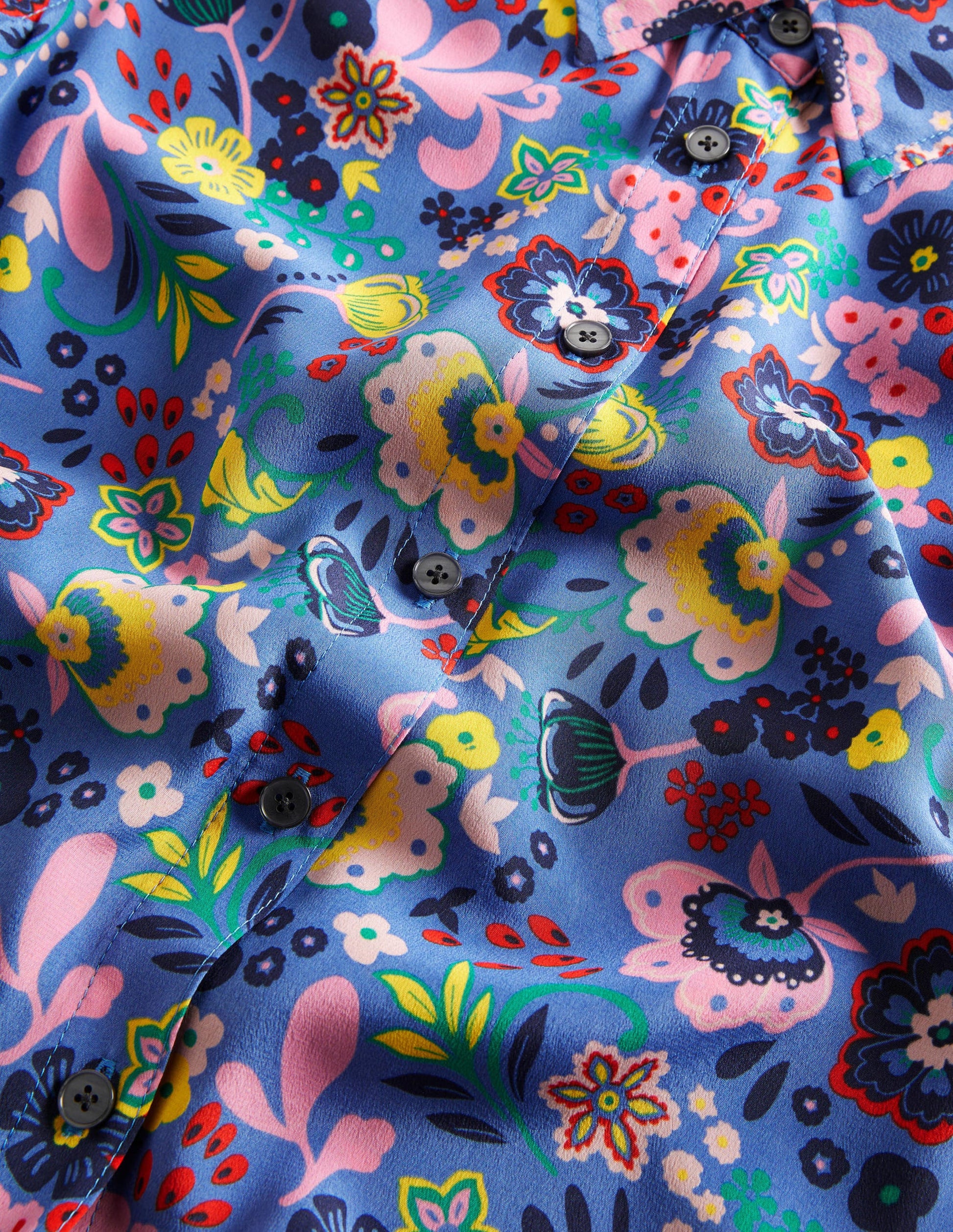 Silk Shirt-Riviera Blue, Pretty Paradise-7