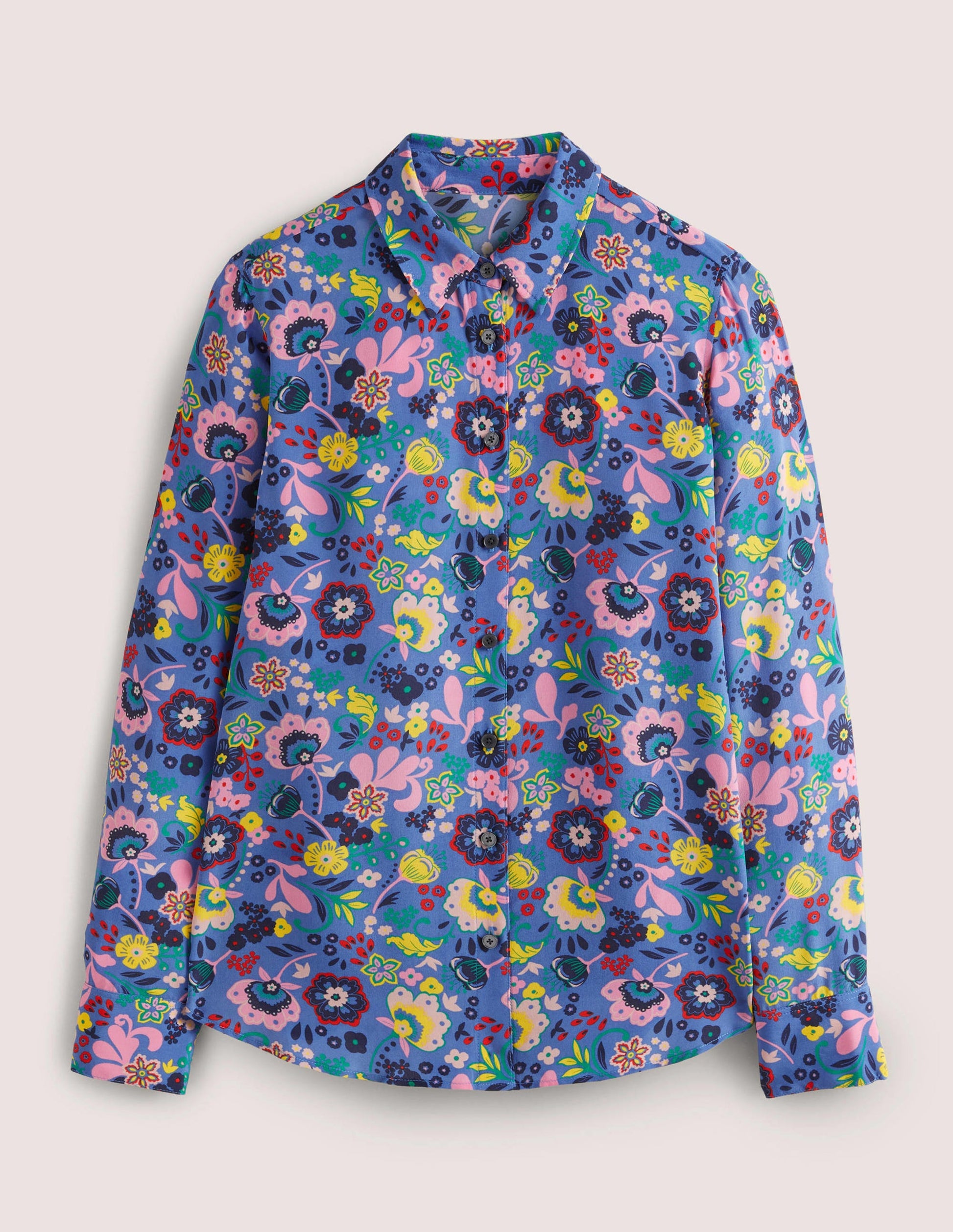 Silk Shirt-Riviera Blue, Pretty Paradise-6