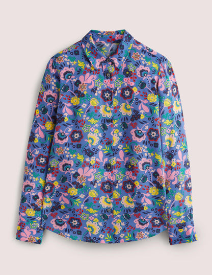 Silk Shirt-Riviera Blue, Pretty Paradise-6