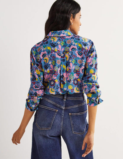Silk Shirt-Riviera Blue, Pretty Paradise-3