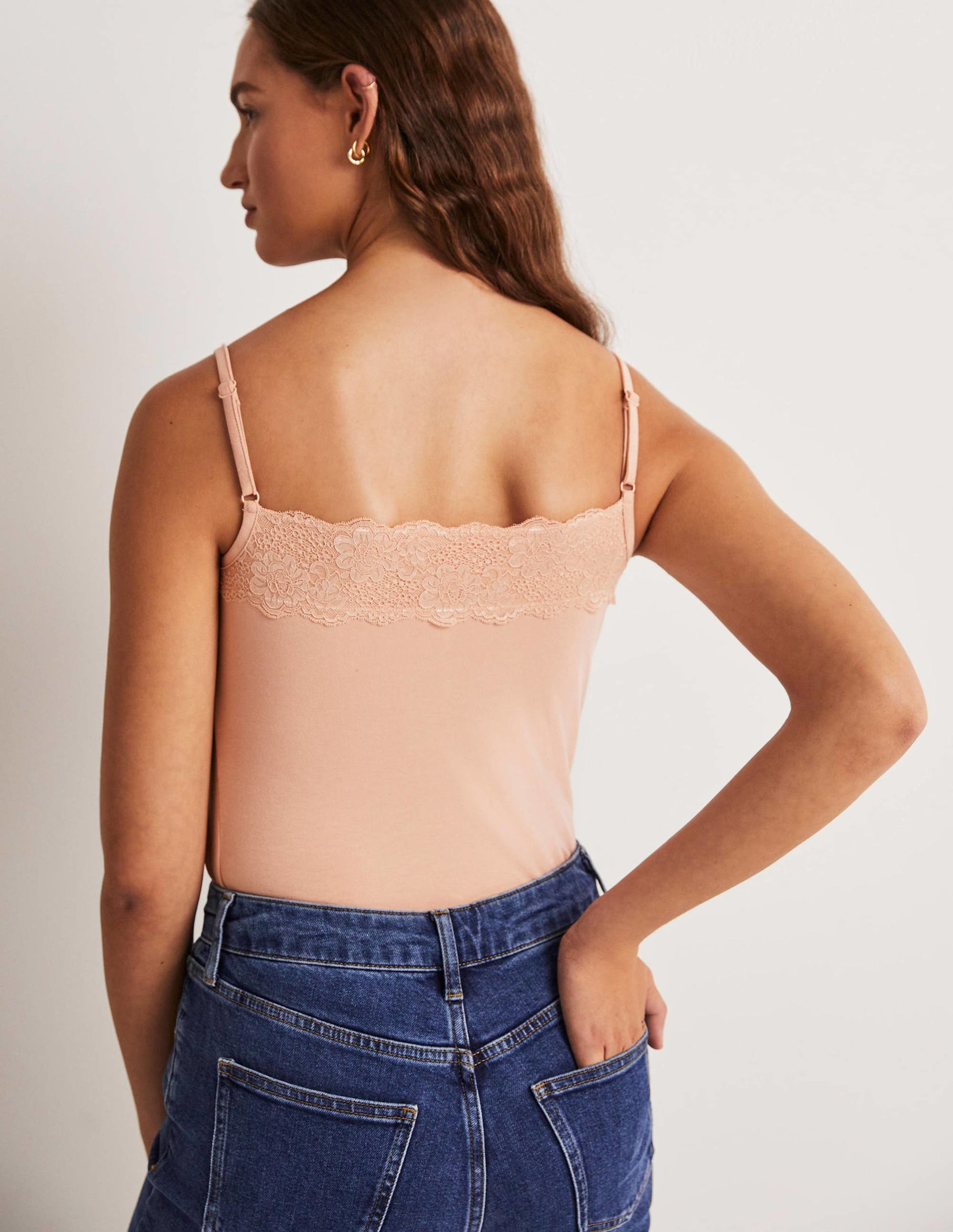 Caraco avec dentelle-Beige clair-10