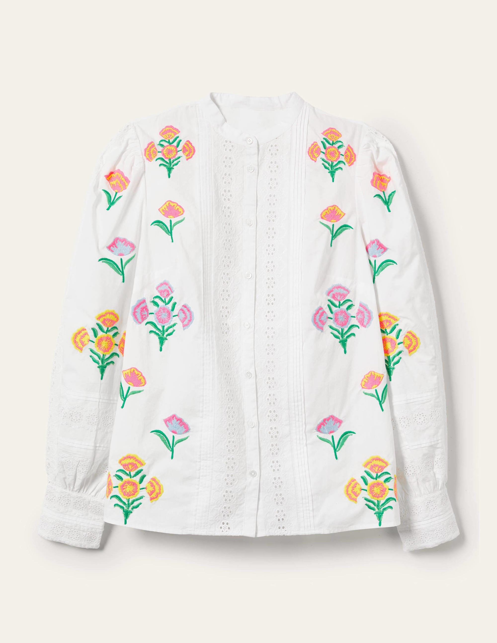 Blouse Julianne brodée-Broderie ivoire - Image 11