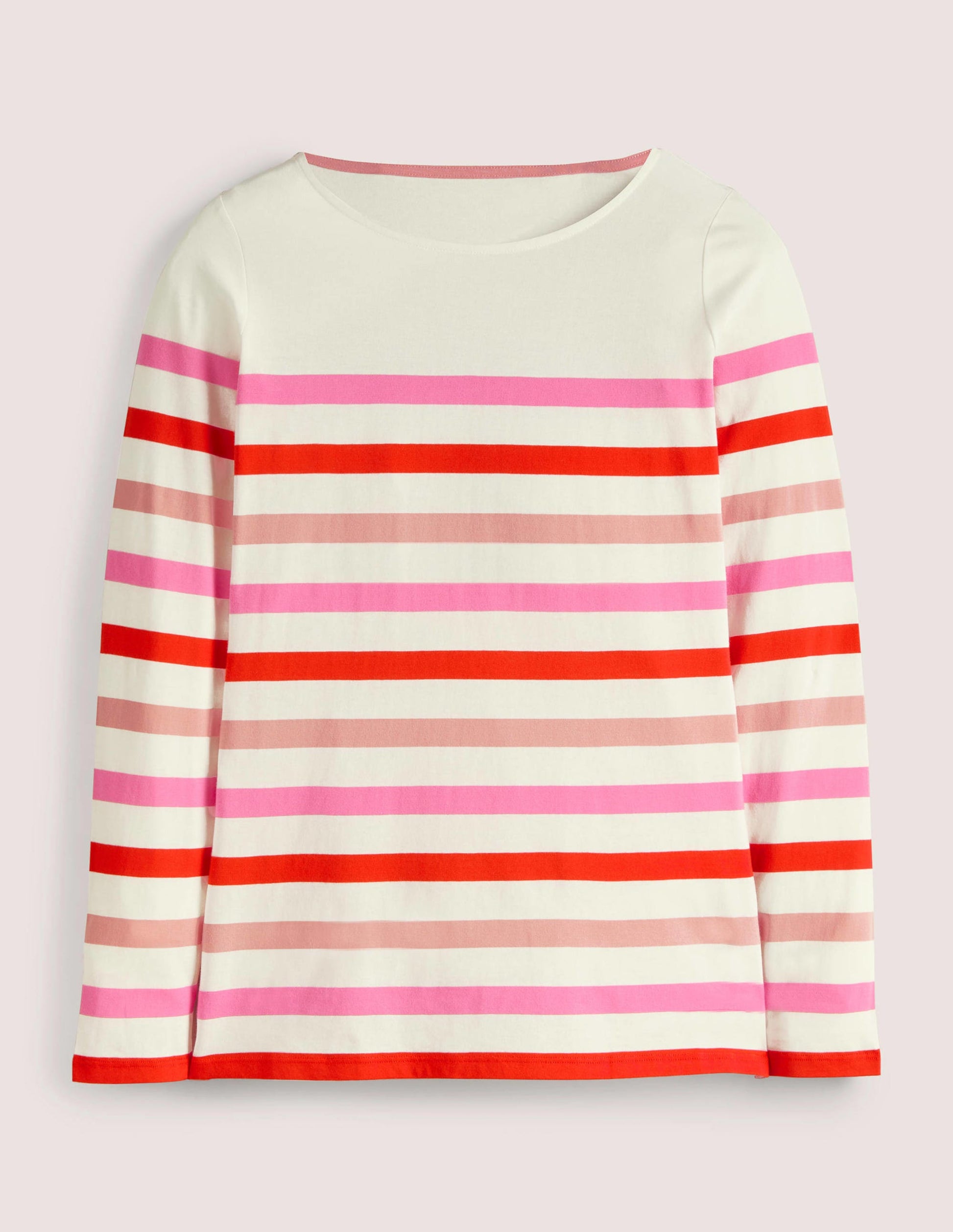 Marinière Ella à manches longues-Rayé rose multi-5