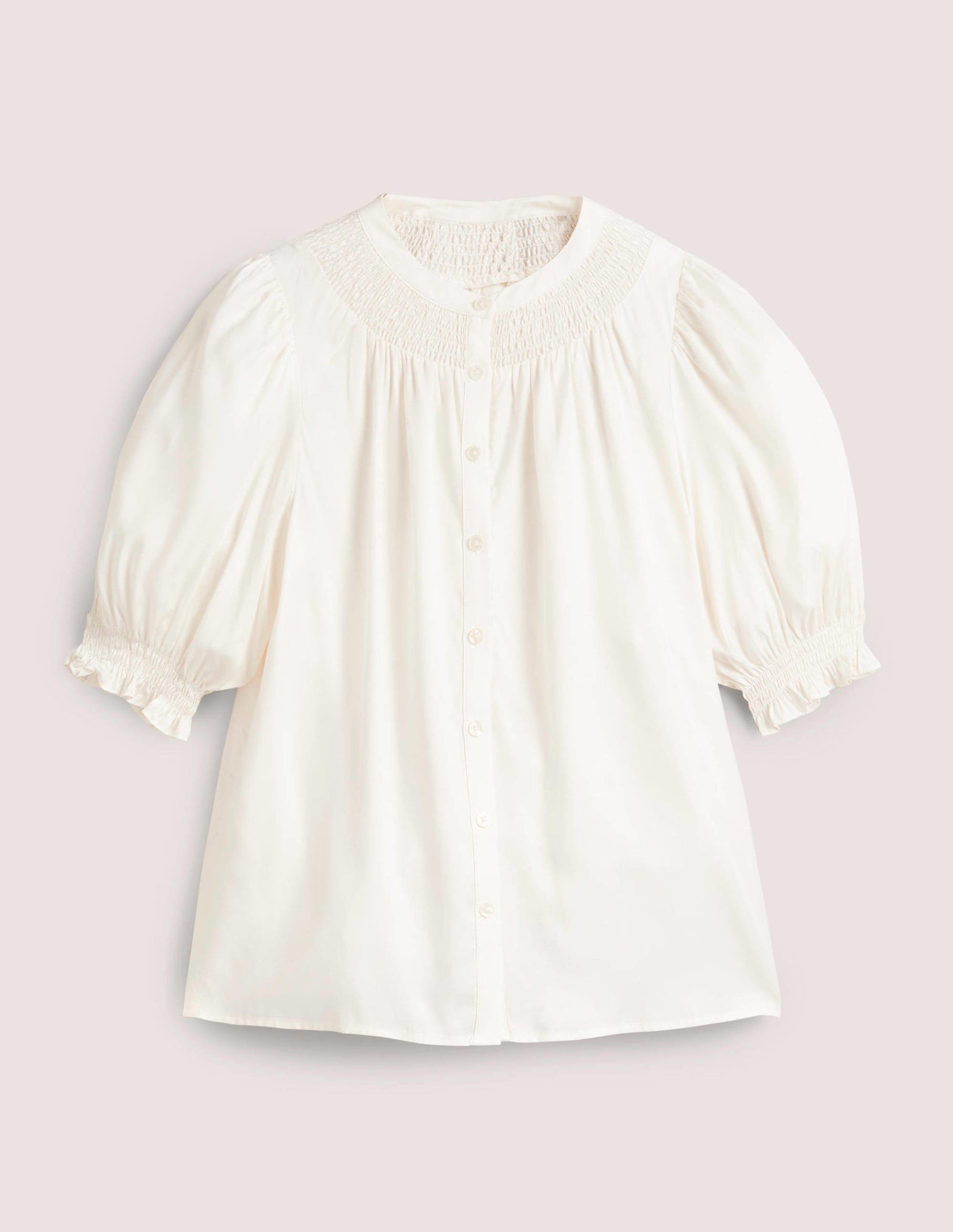 Seidenbluse mit Smokdetails-Naturweiß-5