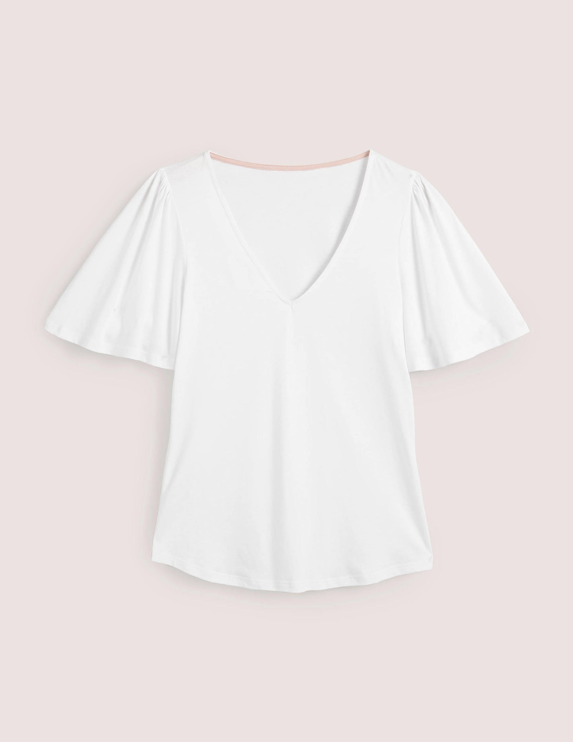 Top ultra-doux à manches aériennes-Blanc - Image 5