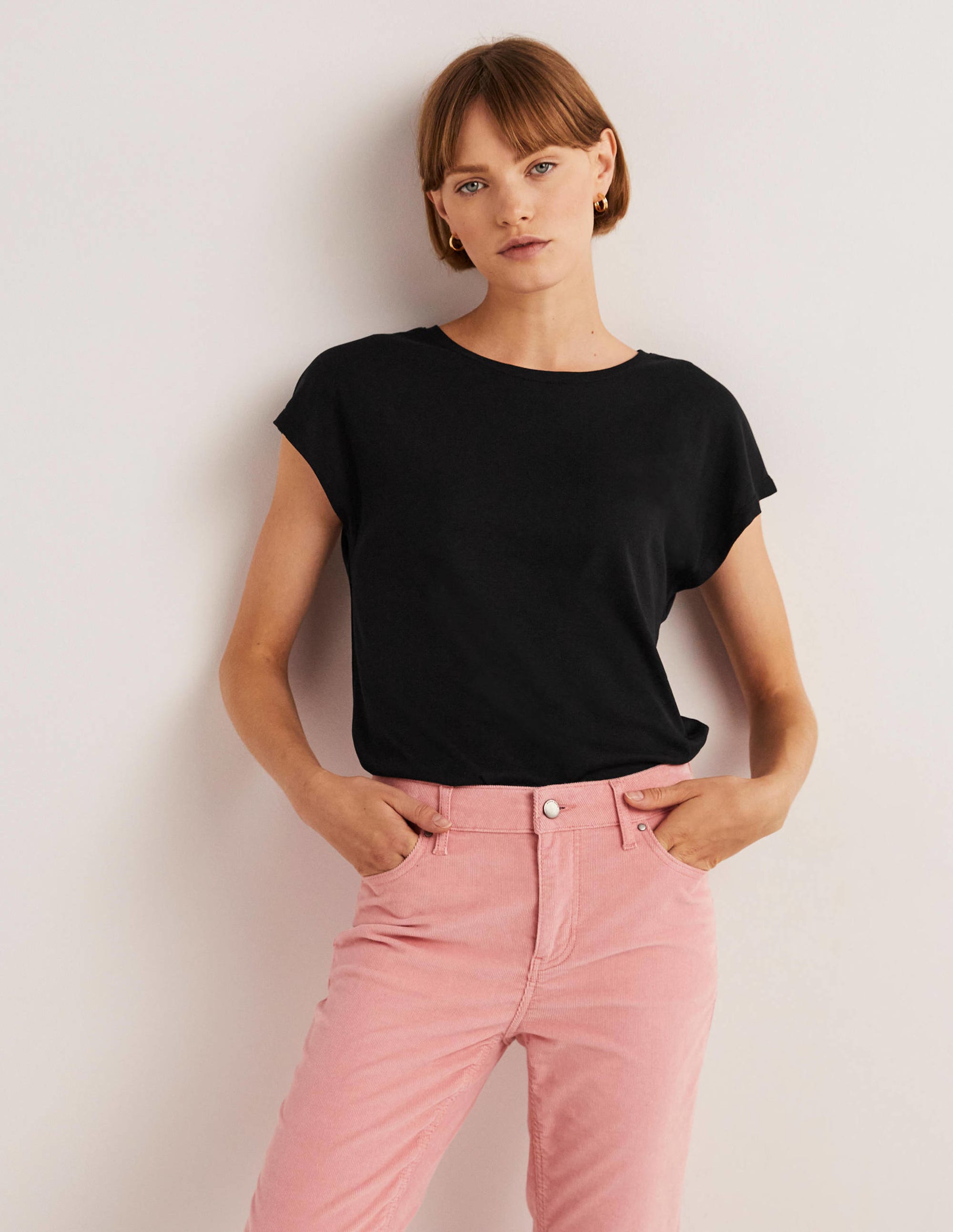 T-shirt sans coutures-Noir - Image 1