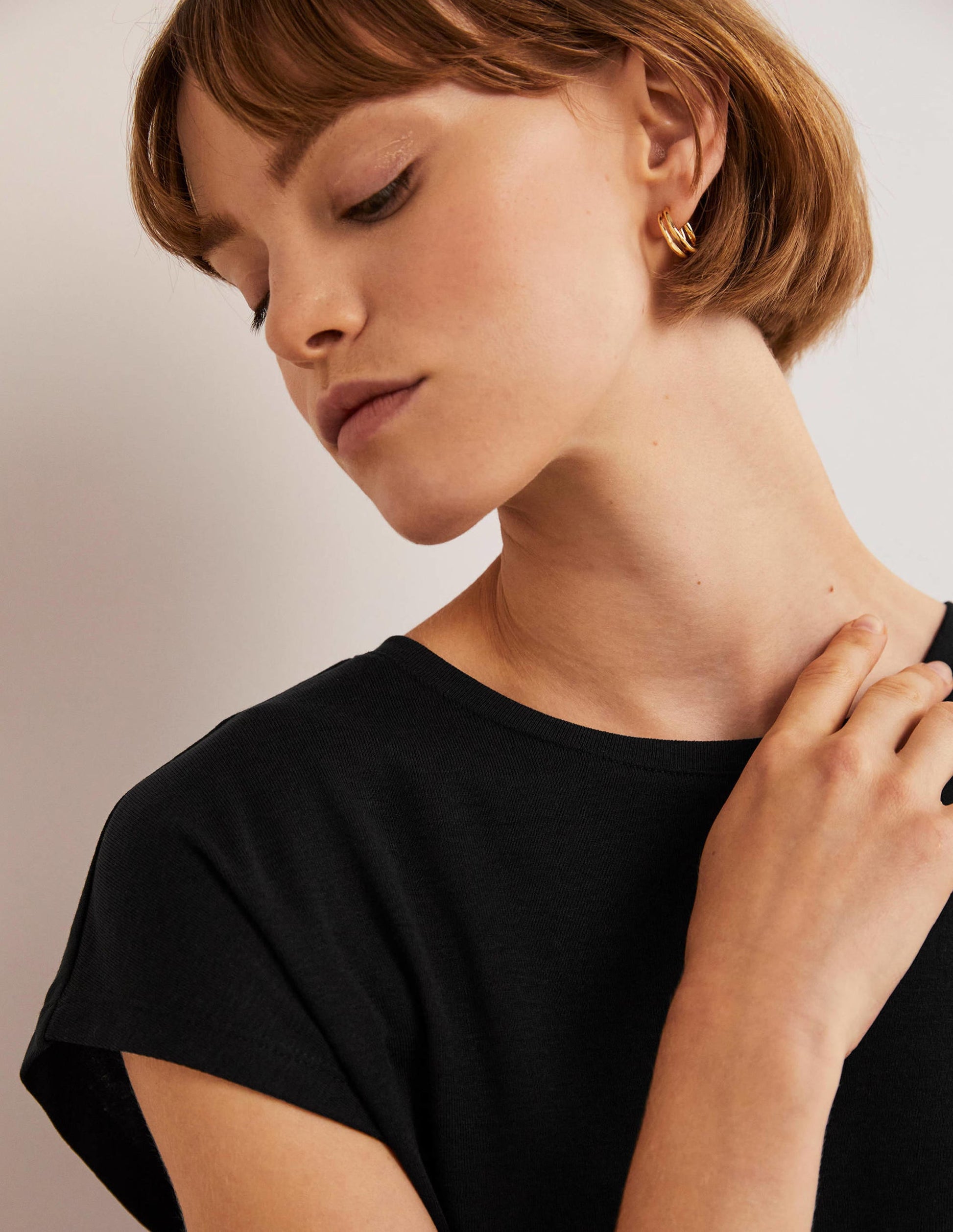 T-shirt sans coutures-Noir-2