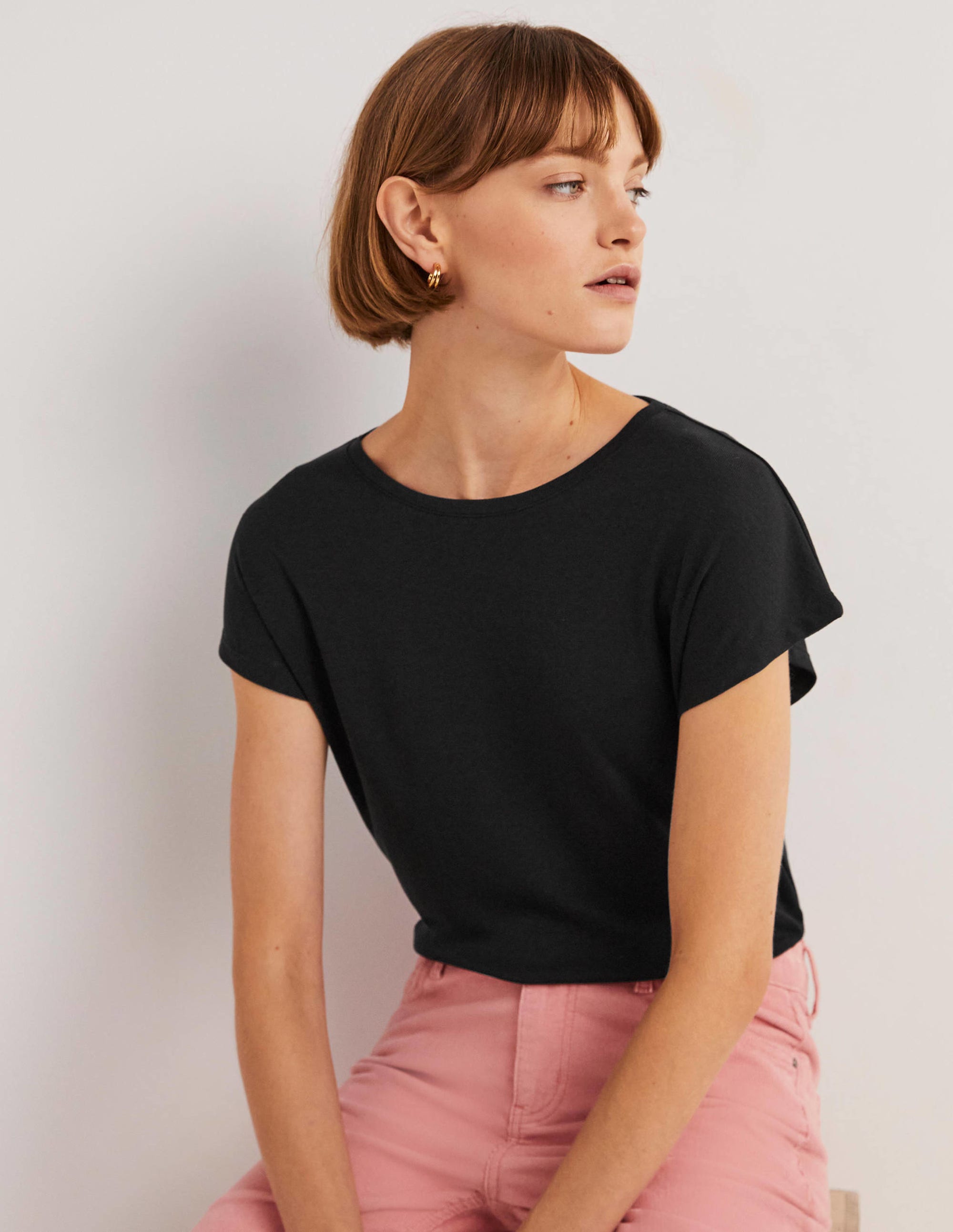 T-shirt sans coutures-Noir - Image 4