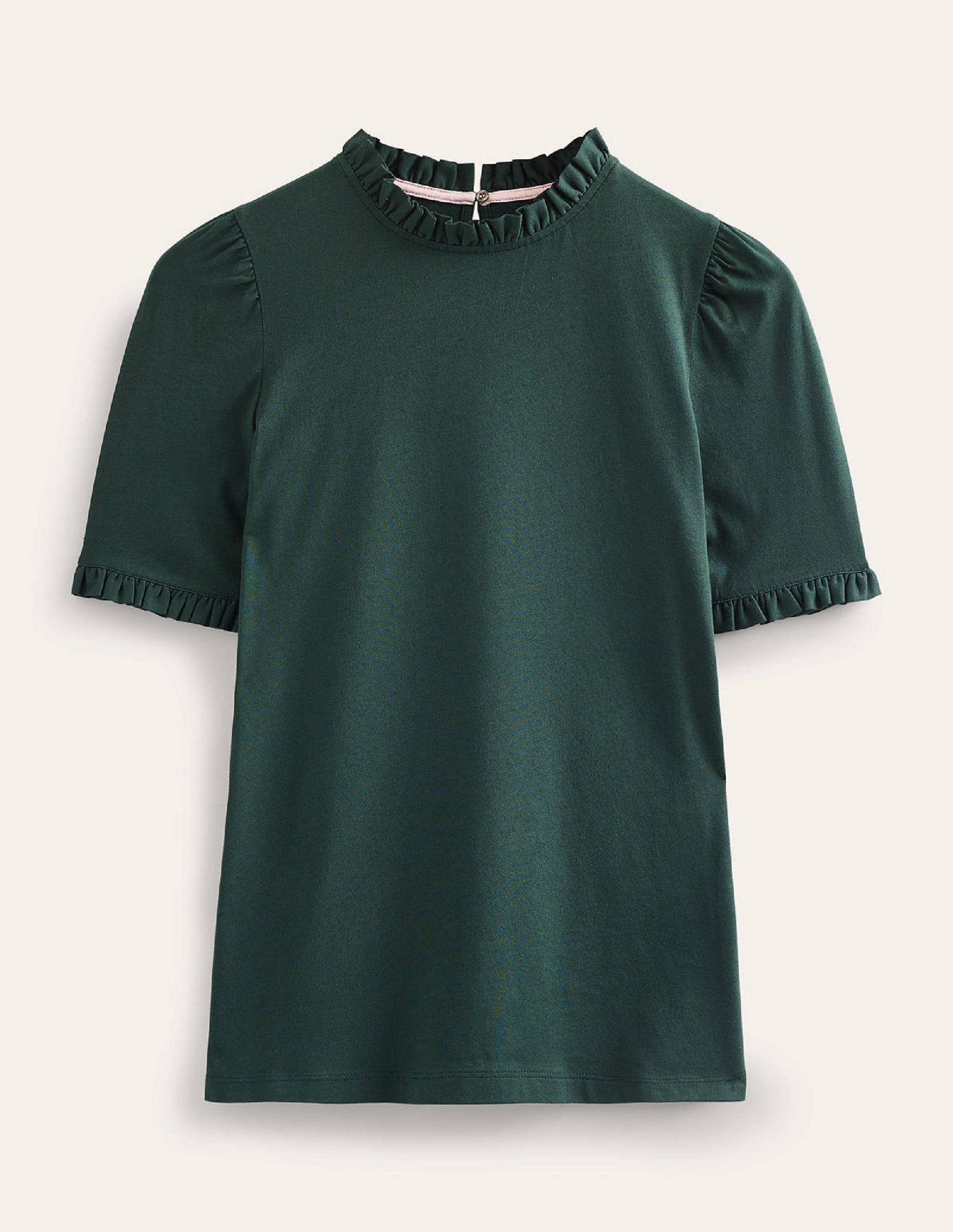 T-shirt volanté ultra-doux-Vert Chatsworth-5