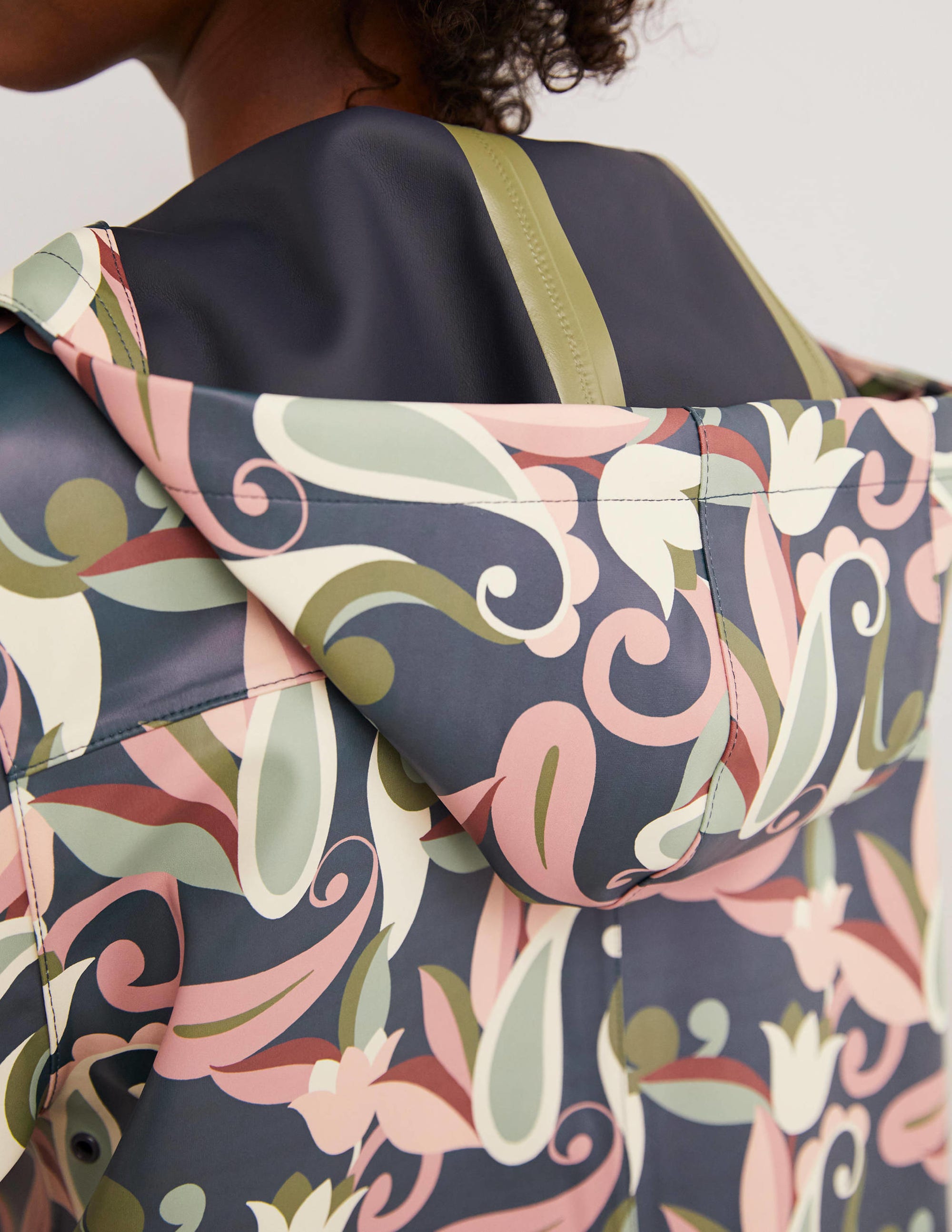 Imperméable long-Multi, motif Paisley Meadow - Image 2