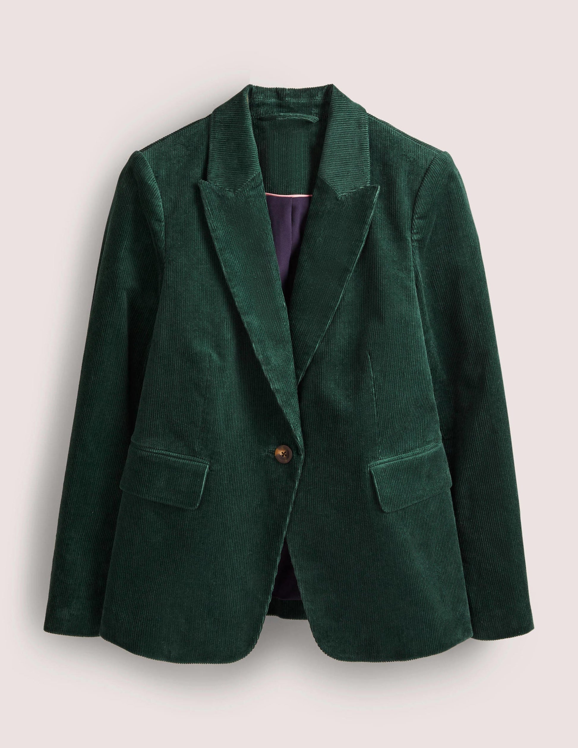 Figurbetonter Cord-Blazer-Trekking-Grün-5