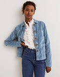 Velvet Chore Jacket-Corporal Blue Velvet