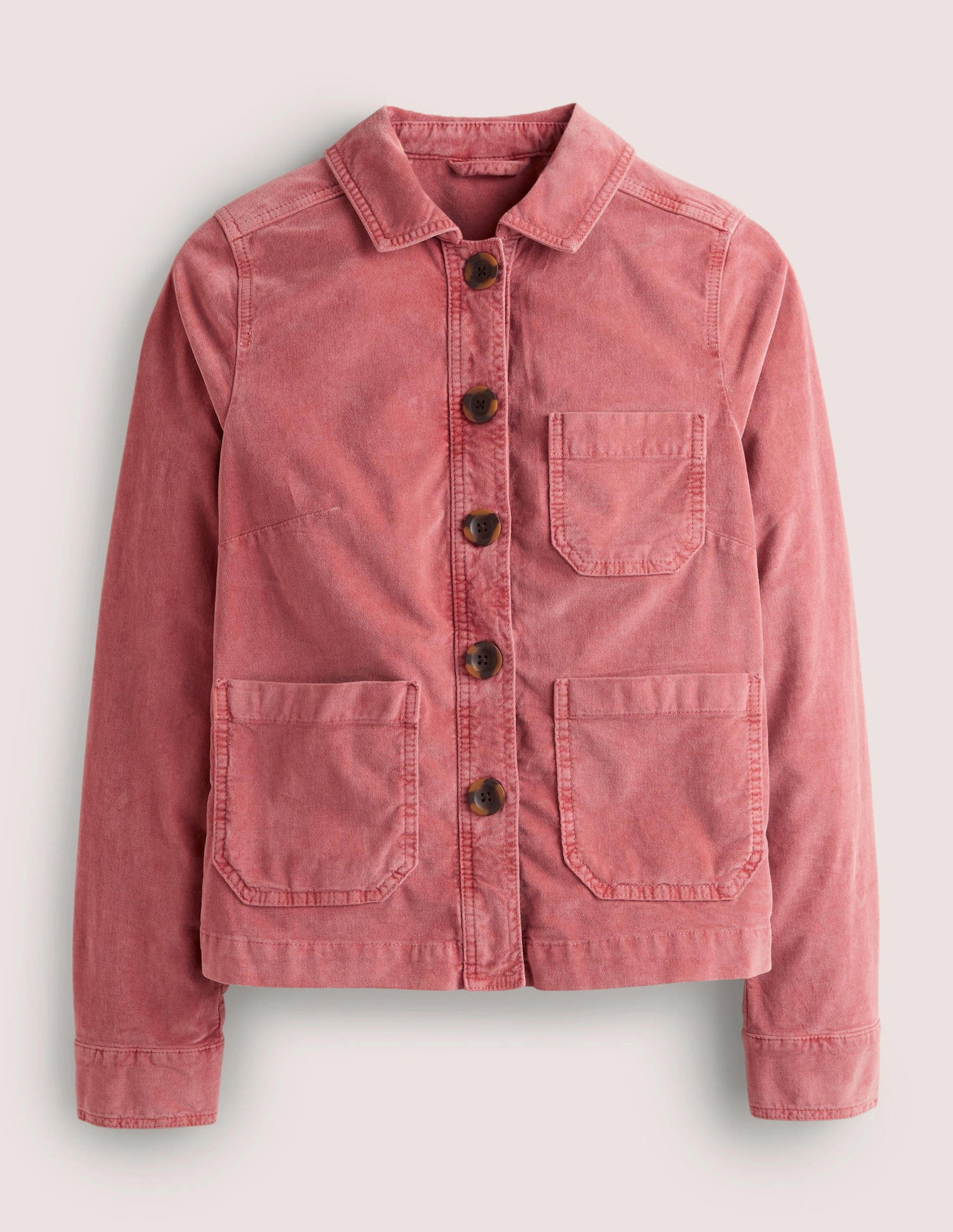 Robuste Jacke aus Samt-Staubrot, Samt-7