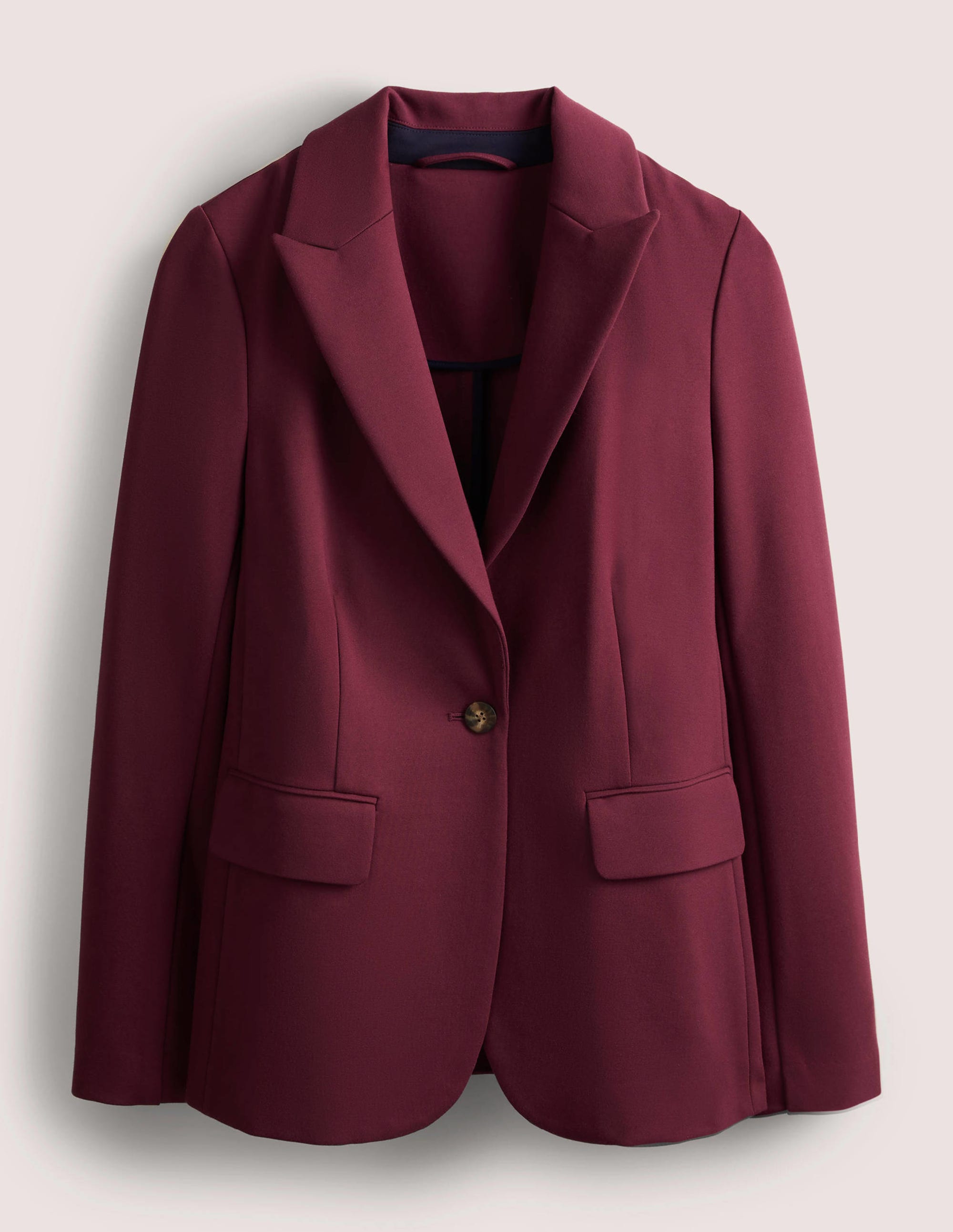 Blazer stretch et ajusté en jersey-Vin chaud - Image 5