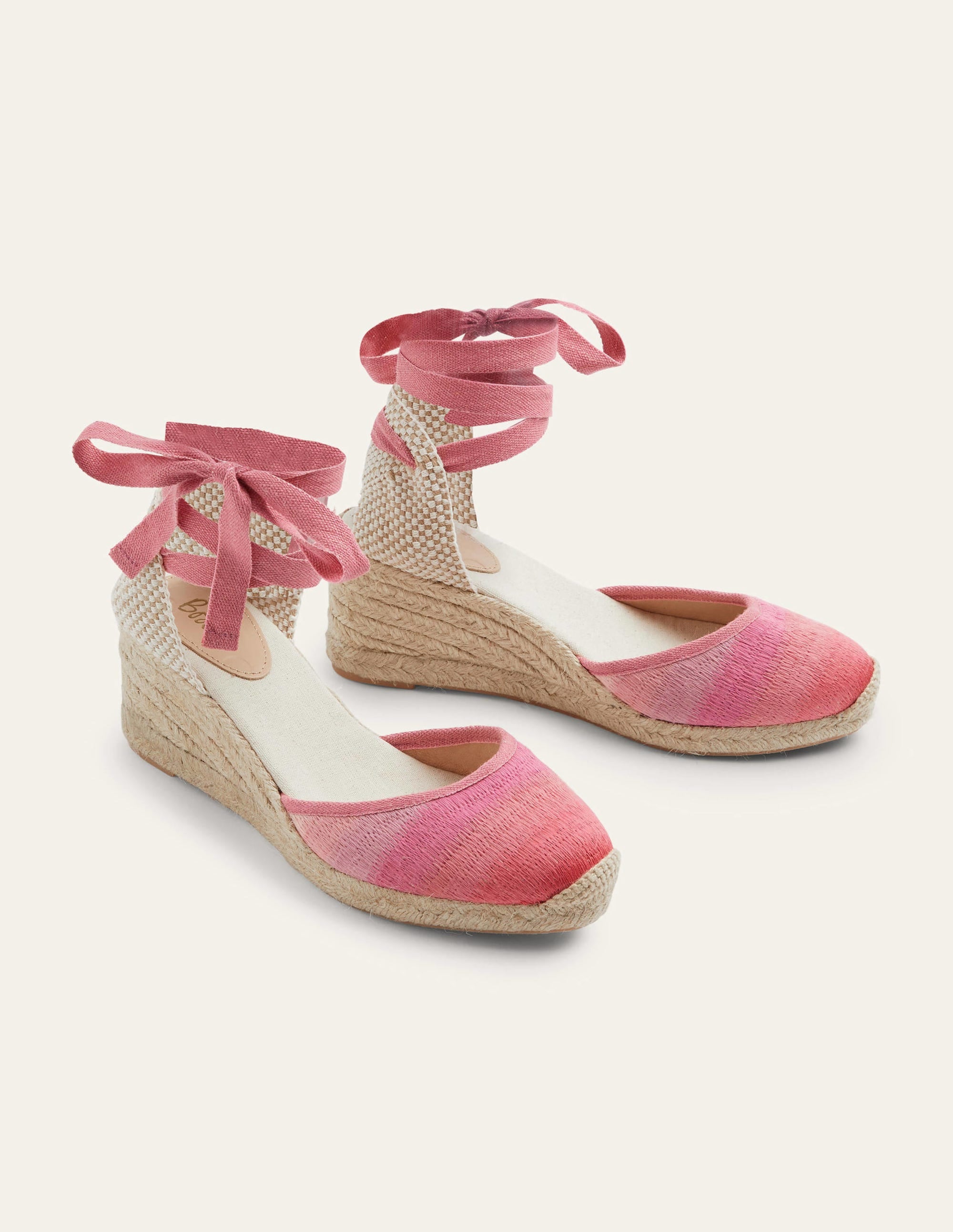 Cassie Espadrilles mit Keilabsatz-Wildrose, Schimmernd - Image 2