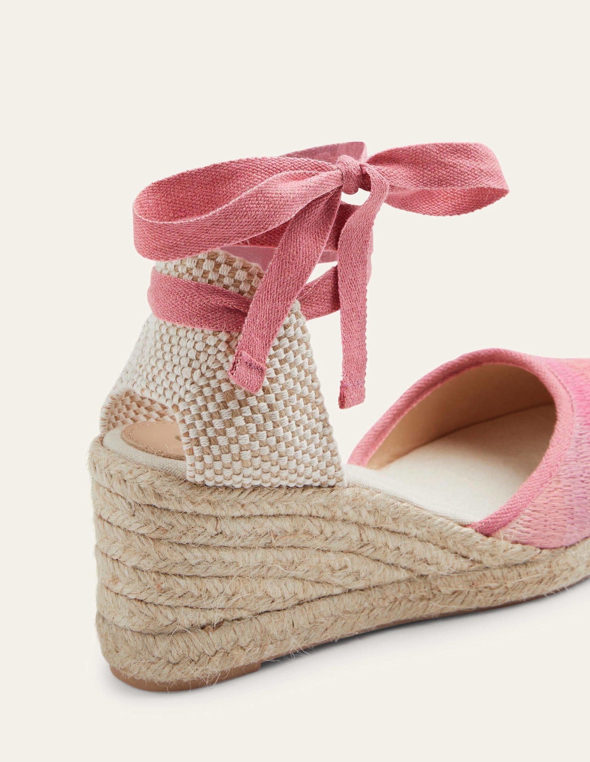 Cassie Espadrilles mit Keilabsatz-Wildrose, Schimmernd-3