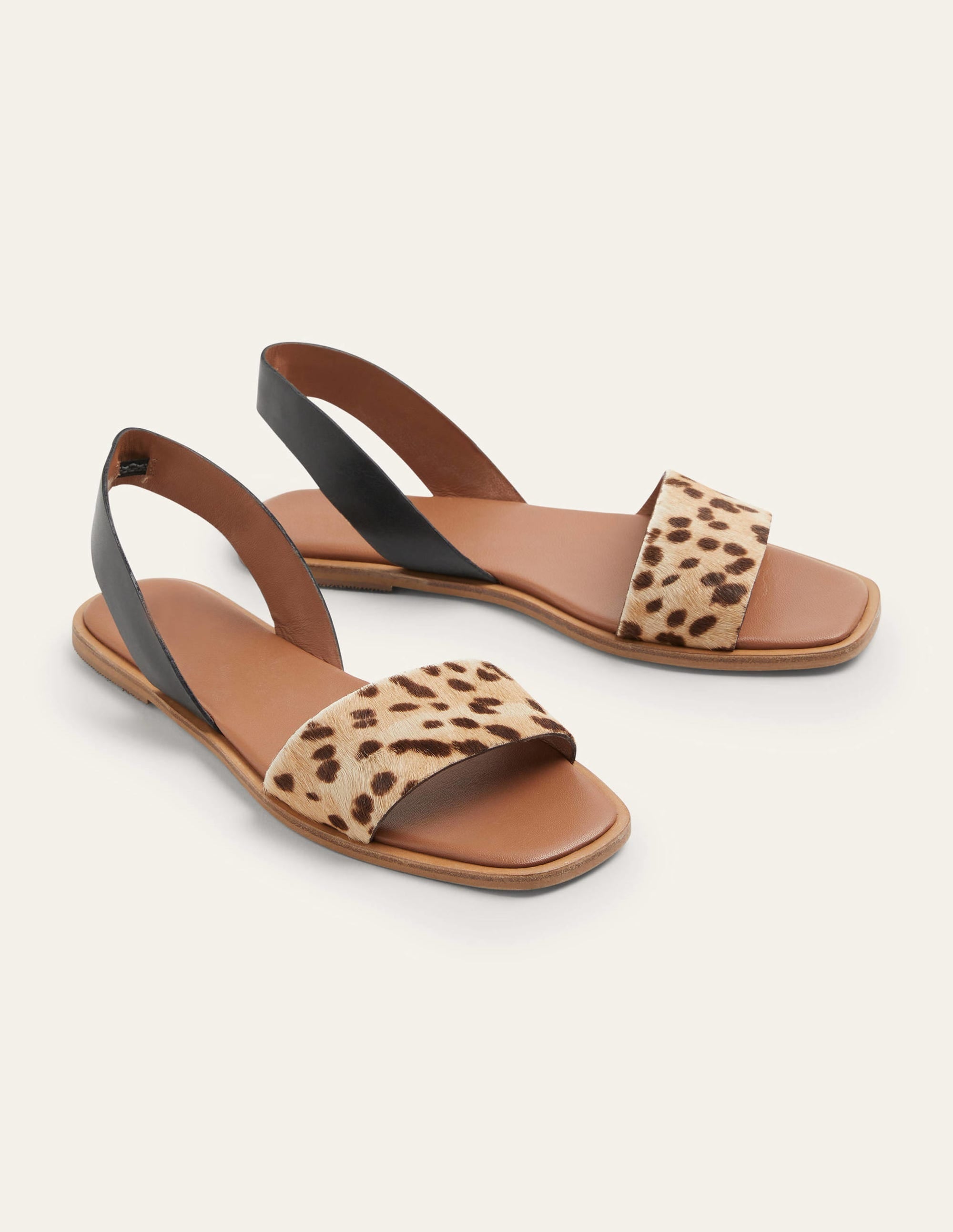 Sandales à brides sur le devant-Motif léopard - Image 2