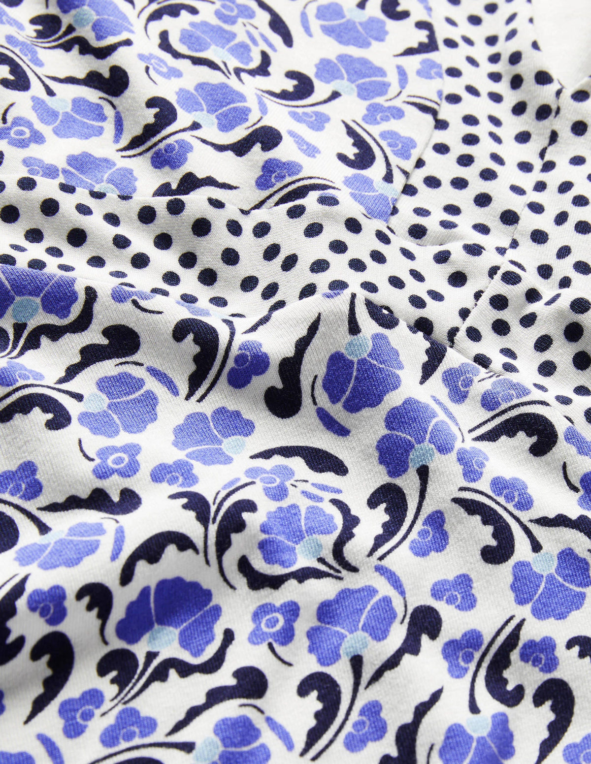 Eva Jersey-Midikleid-Glockenblumenblau, Zarte Knospen - Image 5