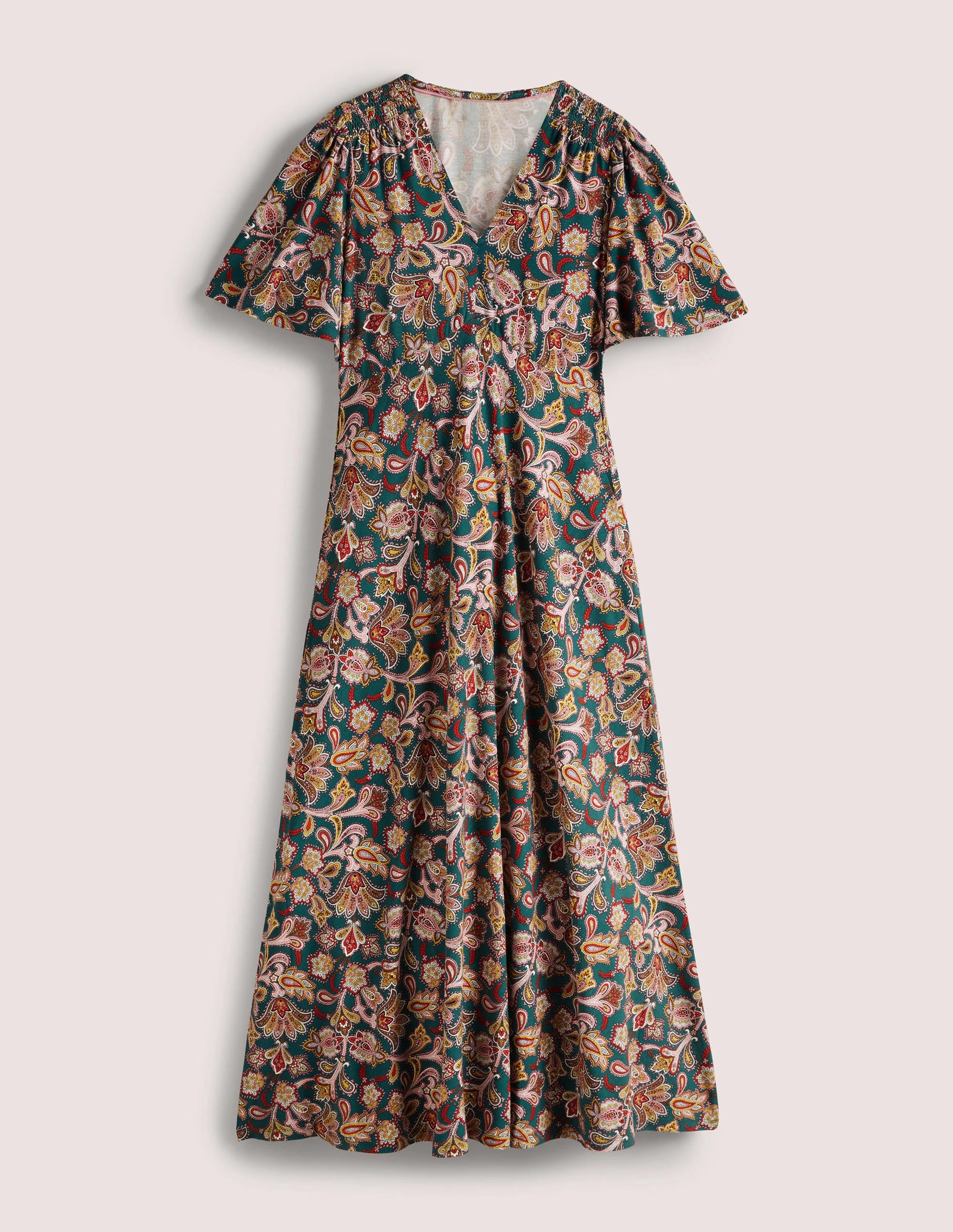Jersey-Midikleid-Chesapeake Bay, Paisley-Knospen - Image 6