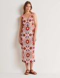 Fiona Säulenkleid-Bunt, Bloomsbury-Muster