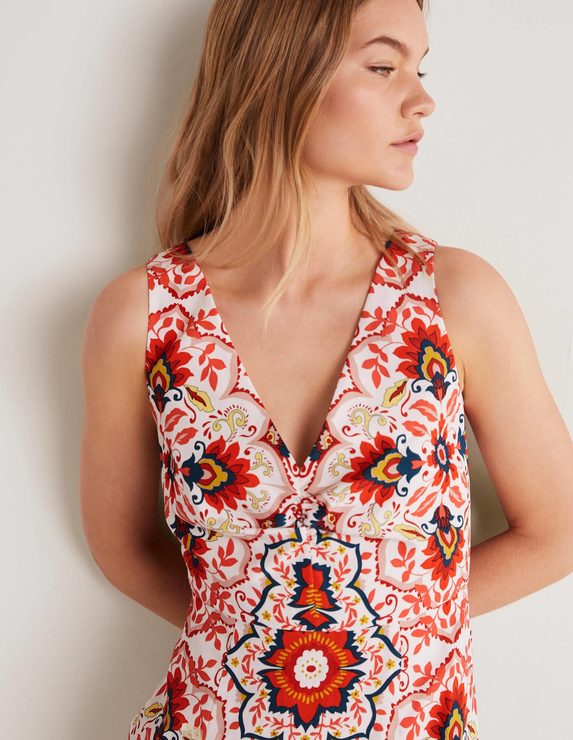 Fiona Säulenkleid-Bunt, Bloomsbury-Muster - Image 2
