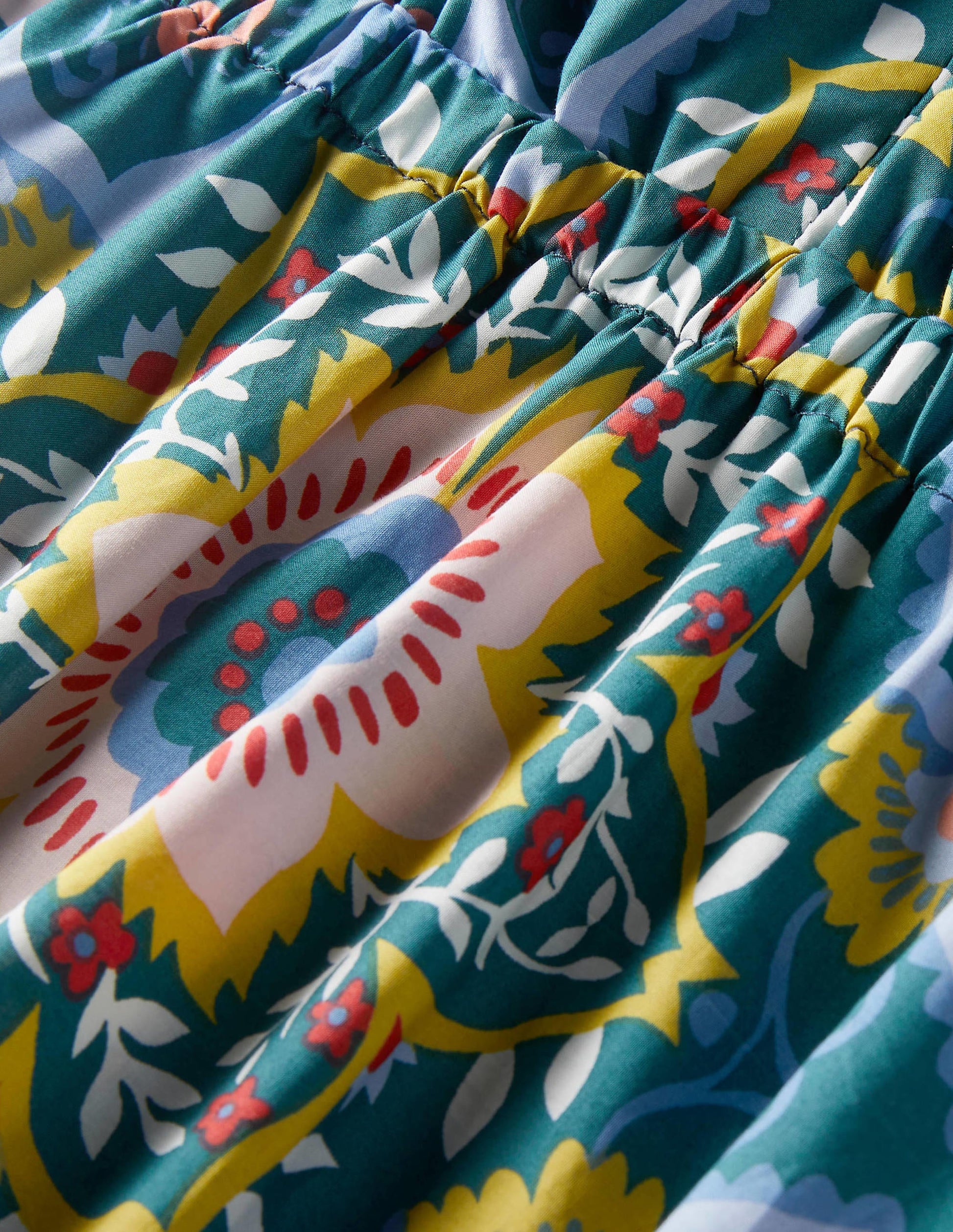 Florence Midikleid mit Cut-out-Details-Chesapeake Bay, Bloomsbury-Muster-8