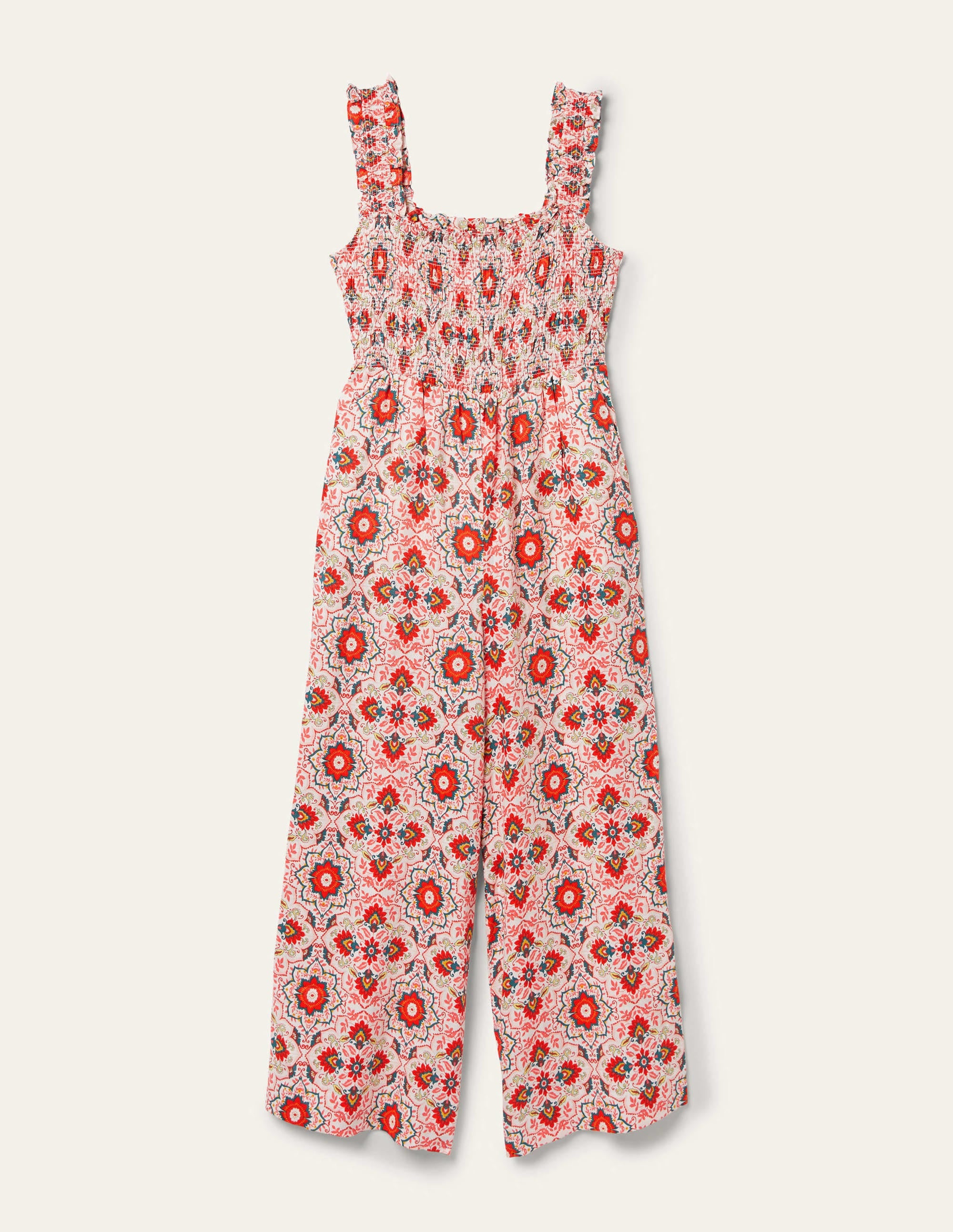 Combinaison Jasmine à smocks-Multi, motif Bloomsbury - Image 5