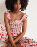 Combinaison Jasmine à smocks-Multi, motif Bloomsbury