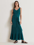 Robe longue en maille dentelle-Baie de Chesapeake