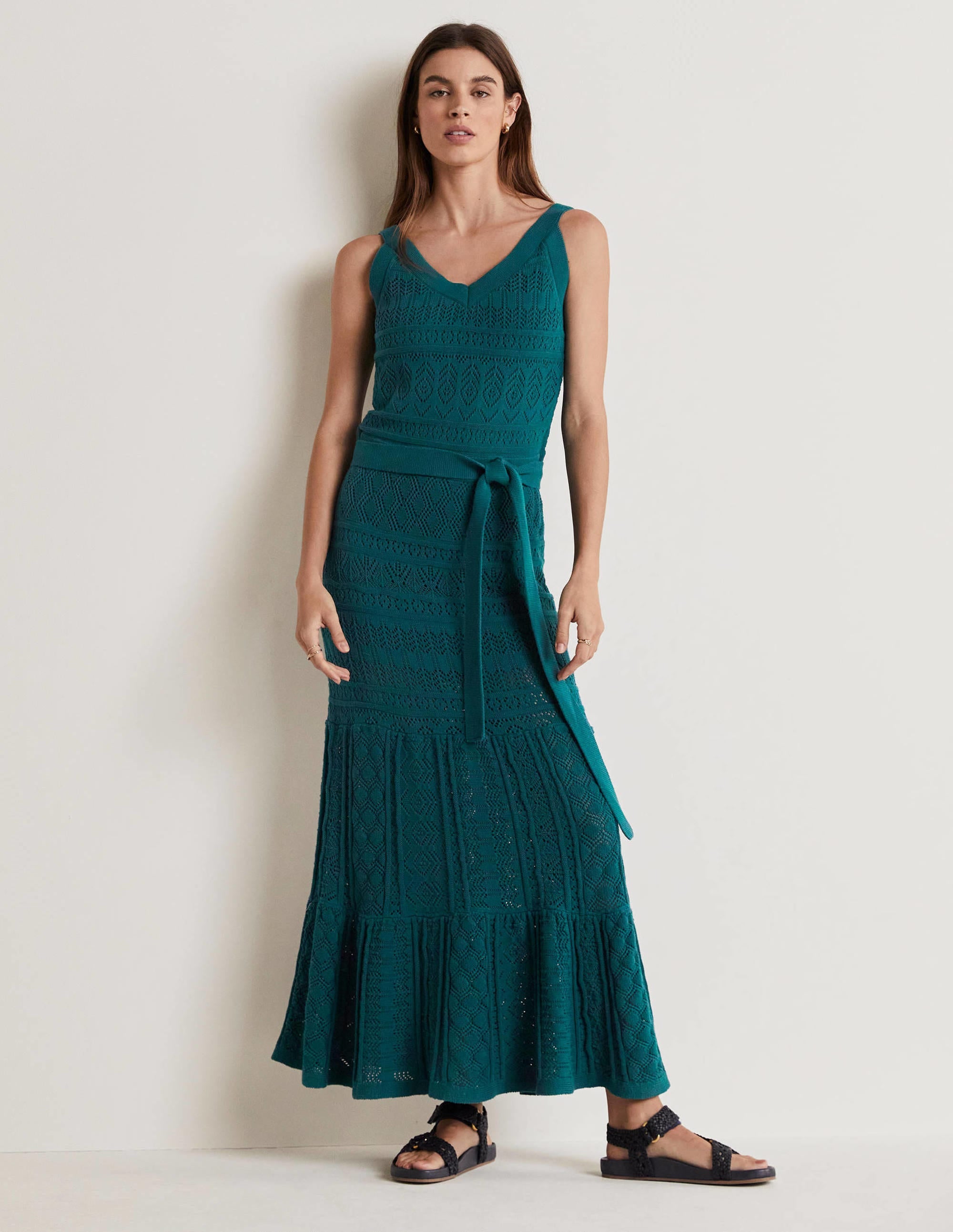 Robe longue en maille dentelle-Baie de Chesapeake - Image 1