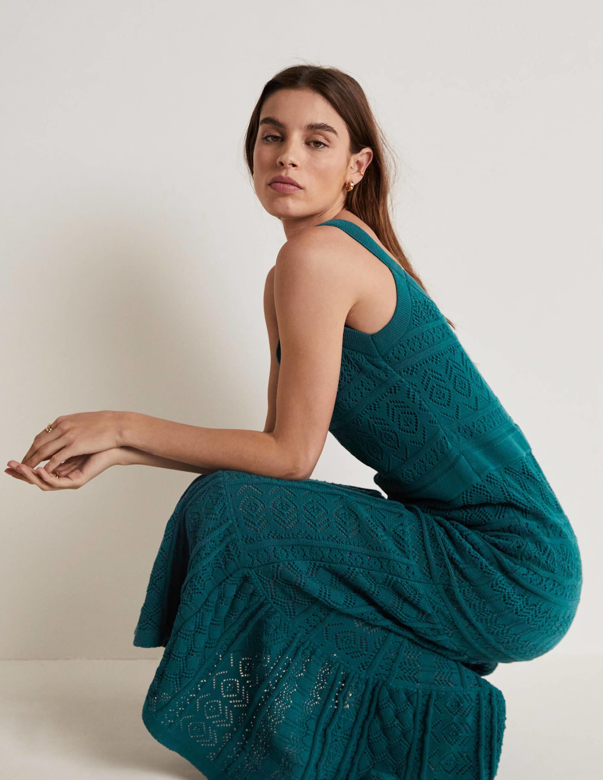 Robe longue en maille dentelle-Baie de Chesapeake - Image 5