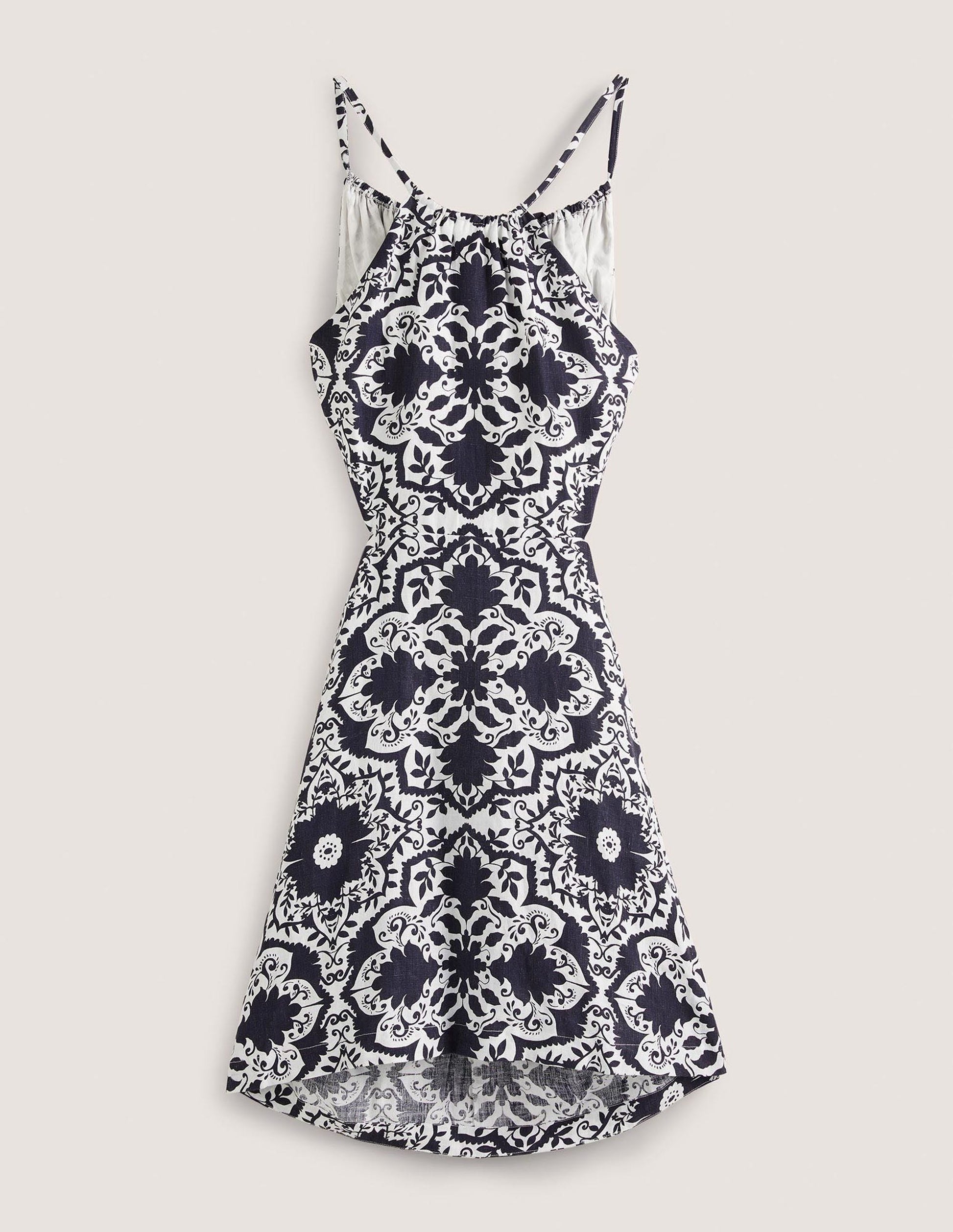 Minikleid mit Rückendetail-Navy, Bloomsbury-Muster-5