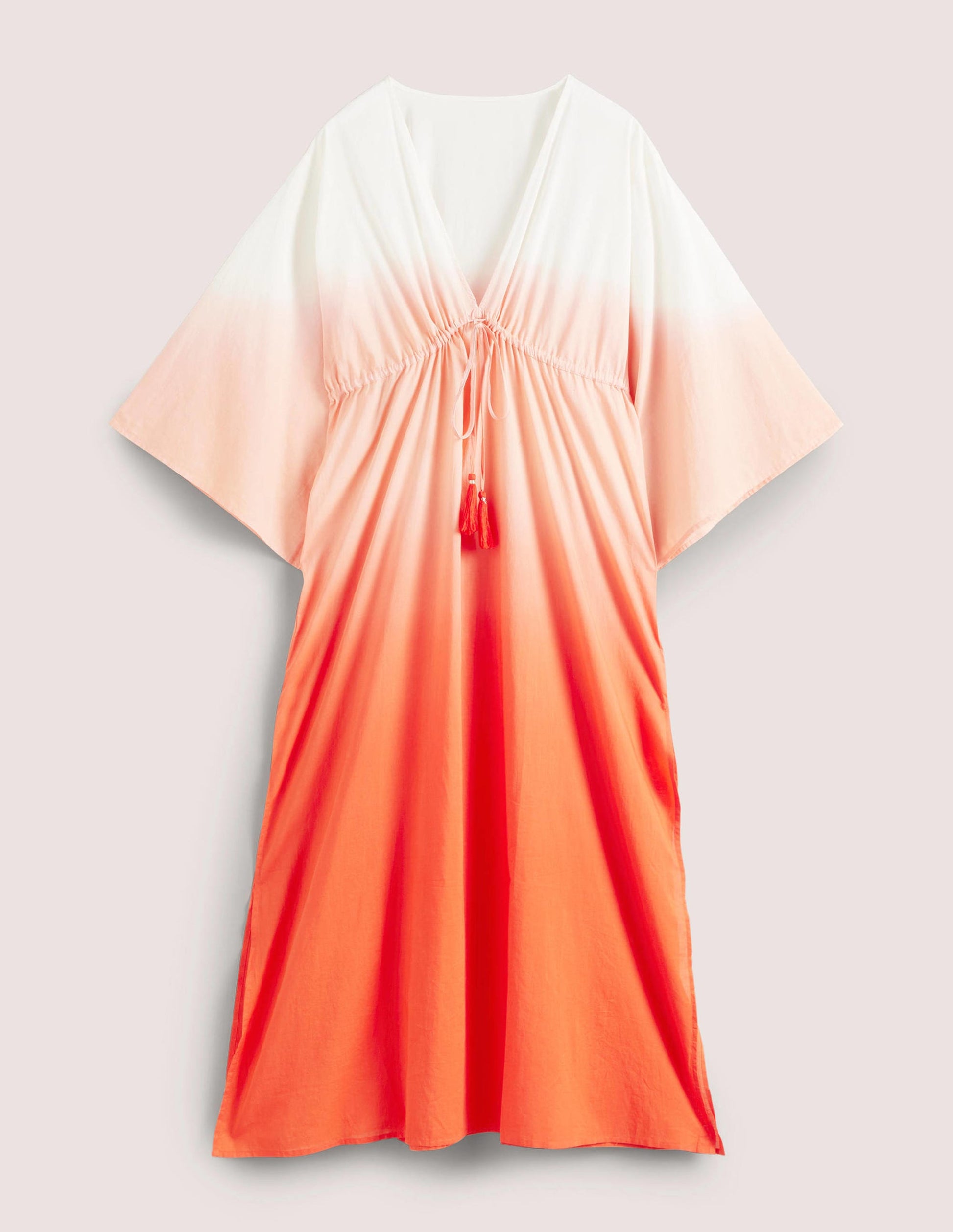 Robe-caftan longue coupe empire-Dip-dye pétard-6