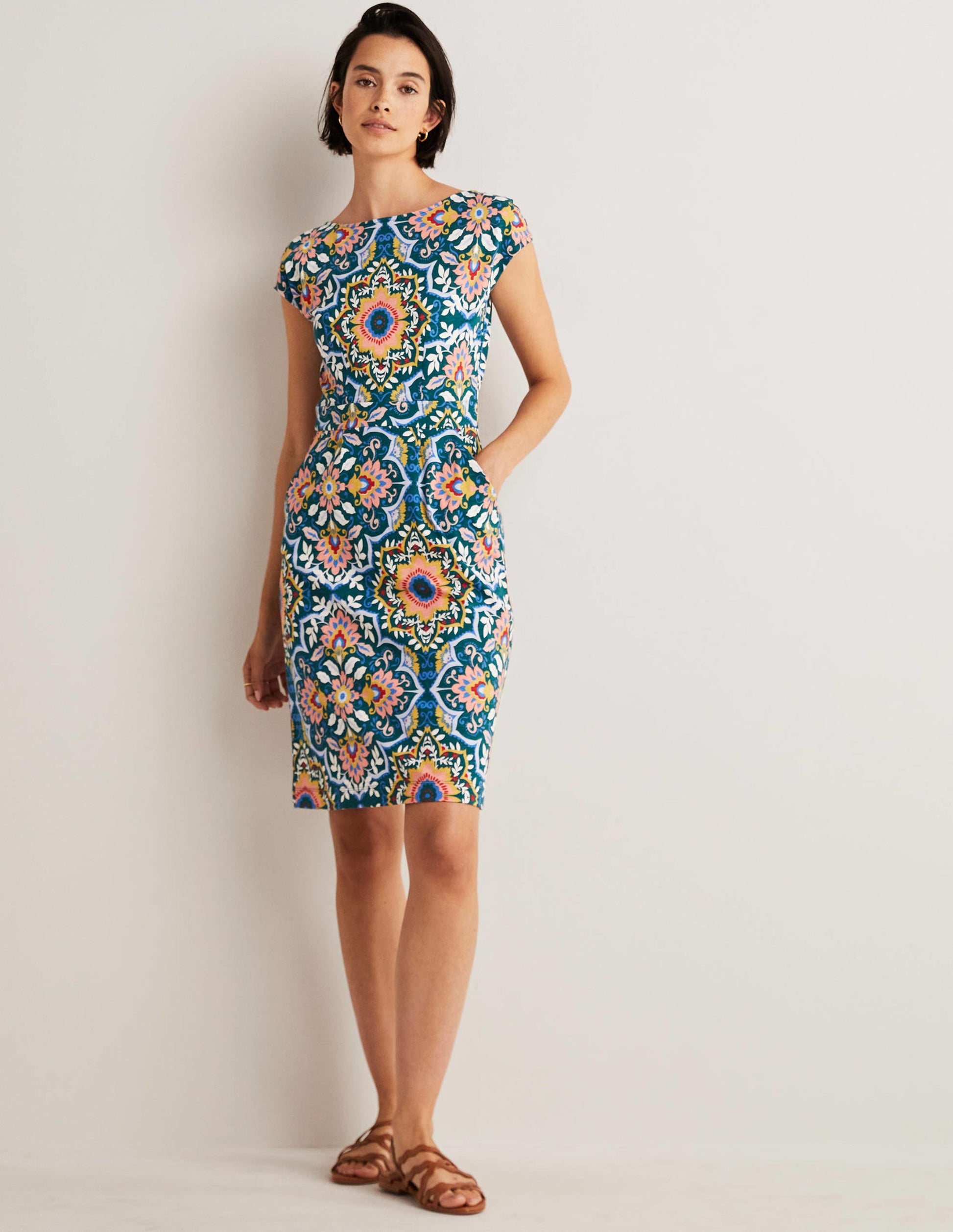 Florrie Jerseykleid-Chesapeake Bay, Bloomsbury-Muster-2