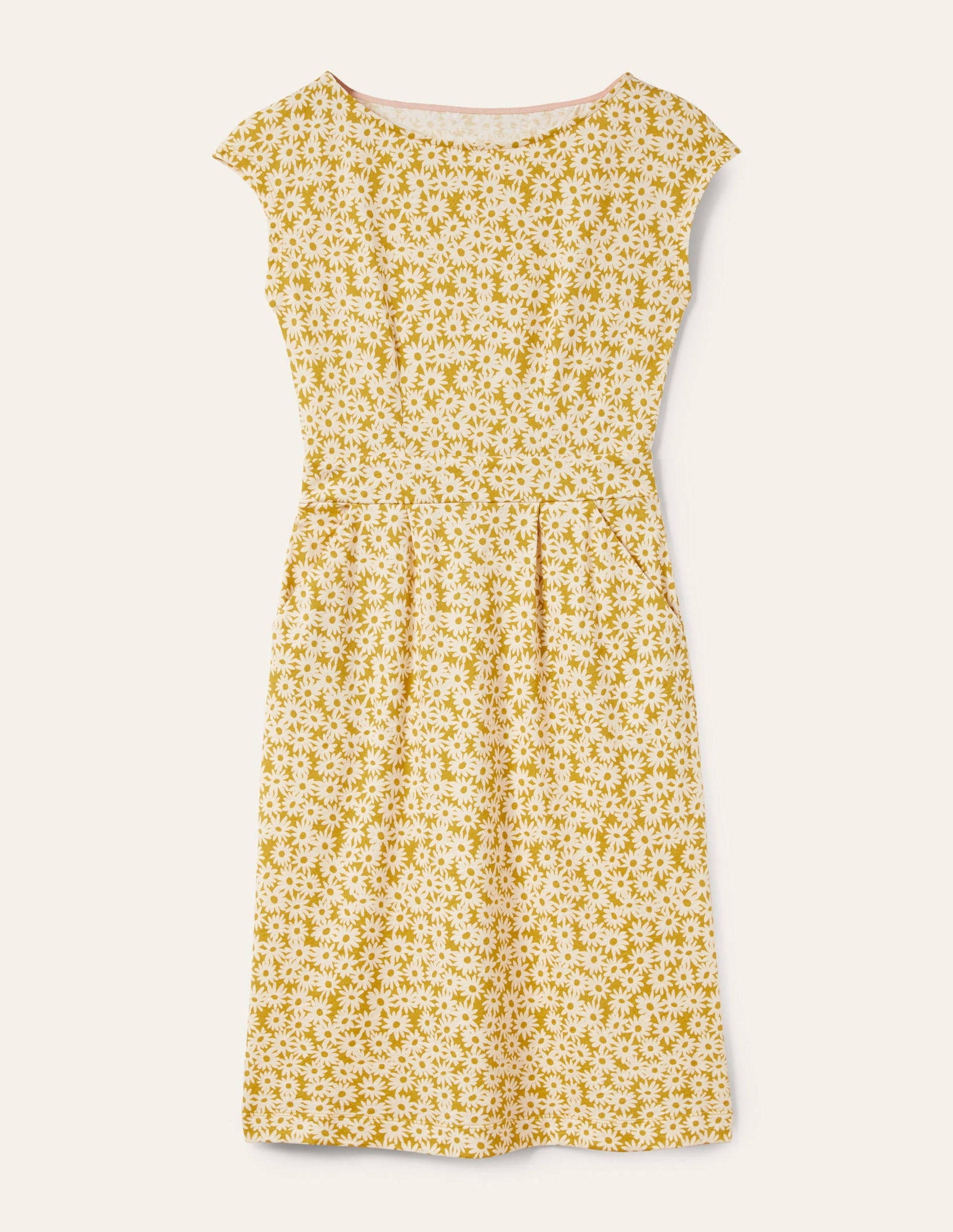 Florrie Jerseykleid-Olive Oil, Daisy Floral-5