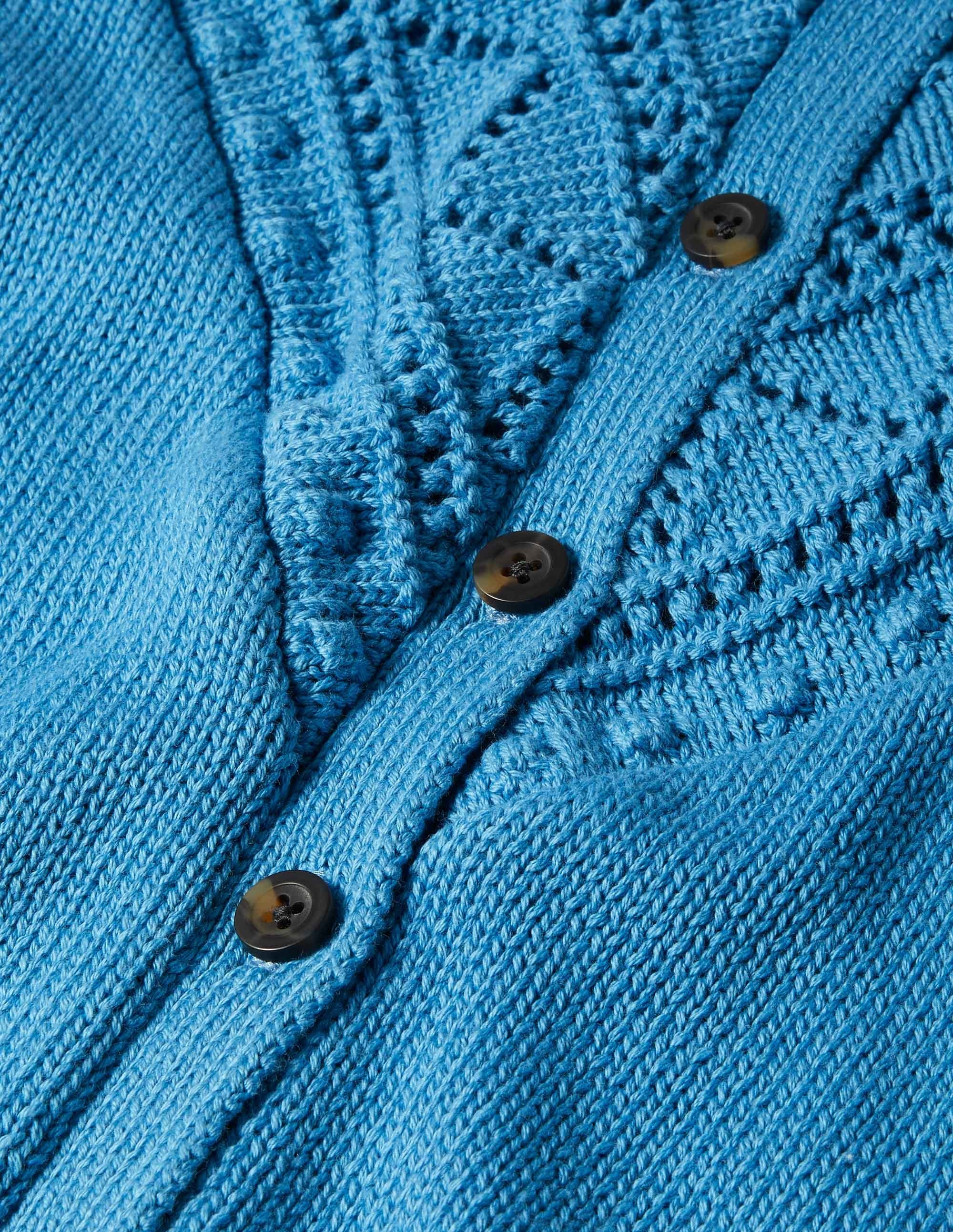 Wide Sleeve Crochet Cardigan-Mountain Spring - Image 6